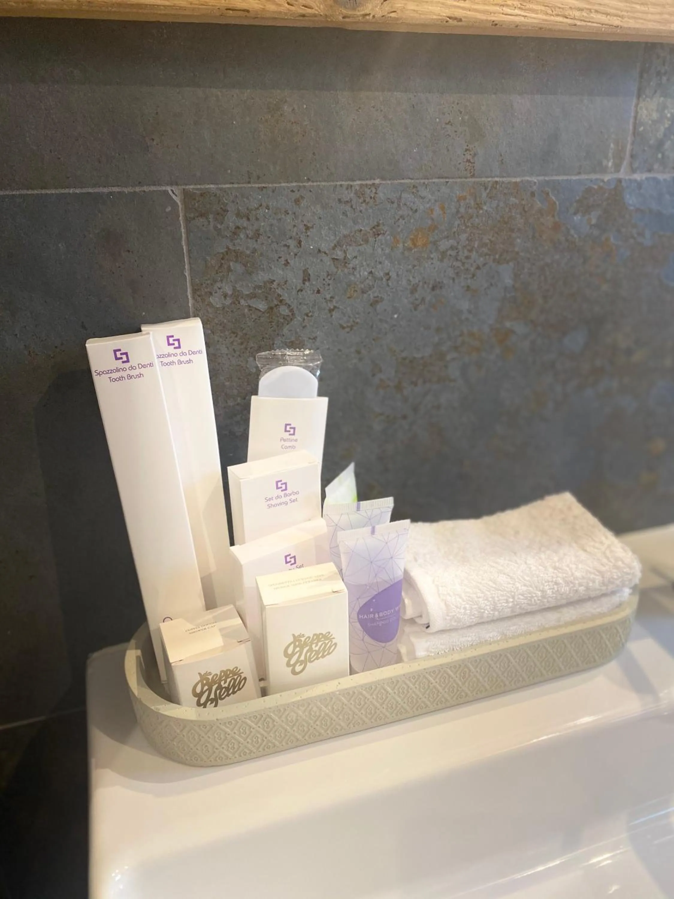 Decorative detail in Hotel da Beppe Sello