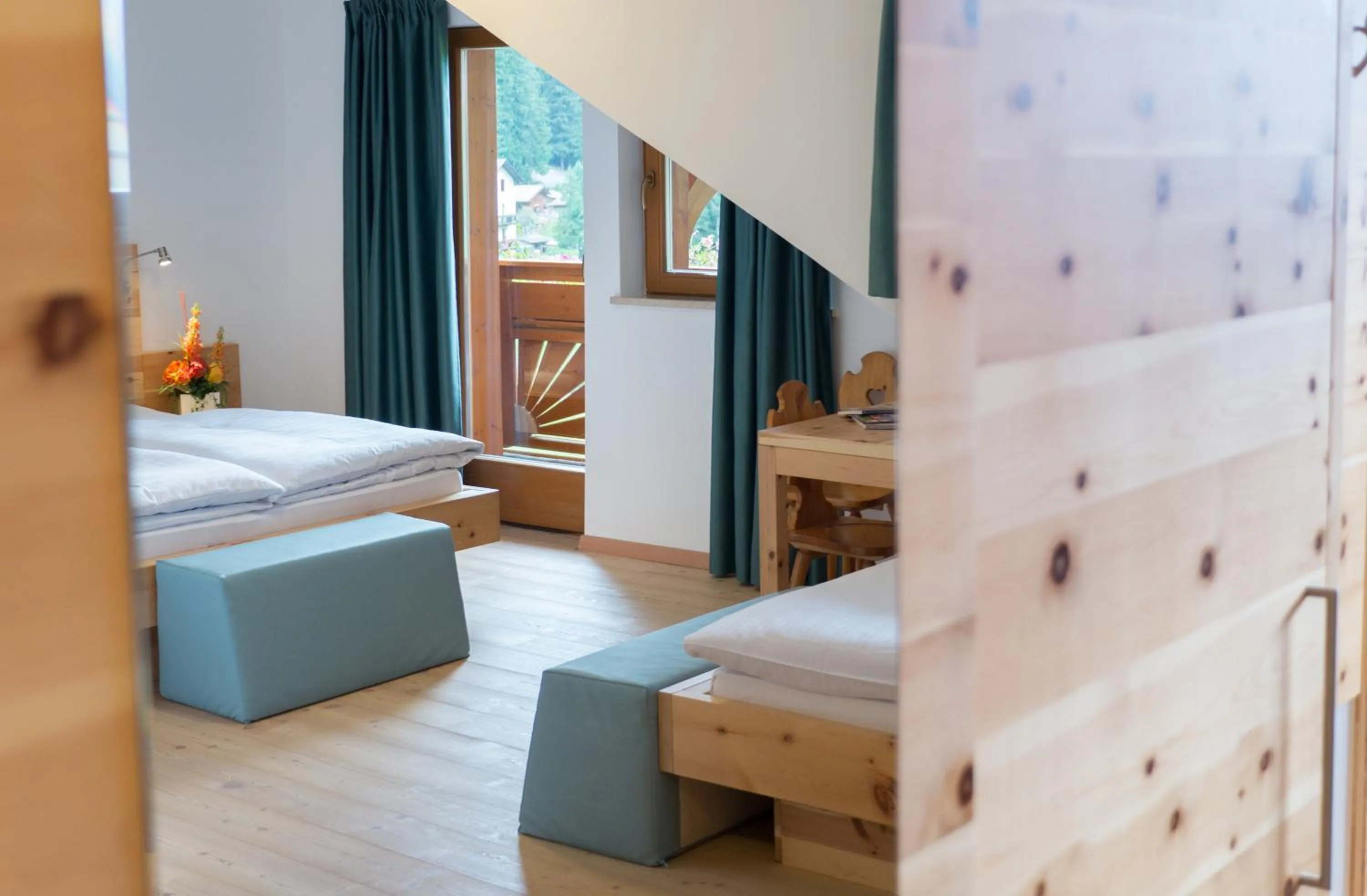 Bed in Hotel Feldrand