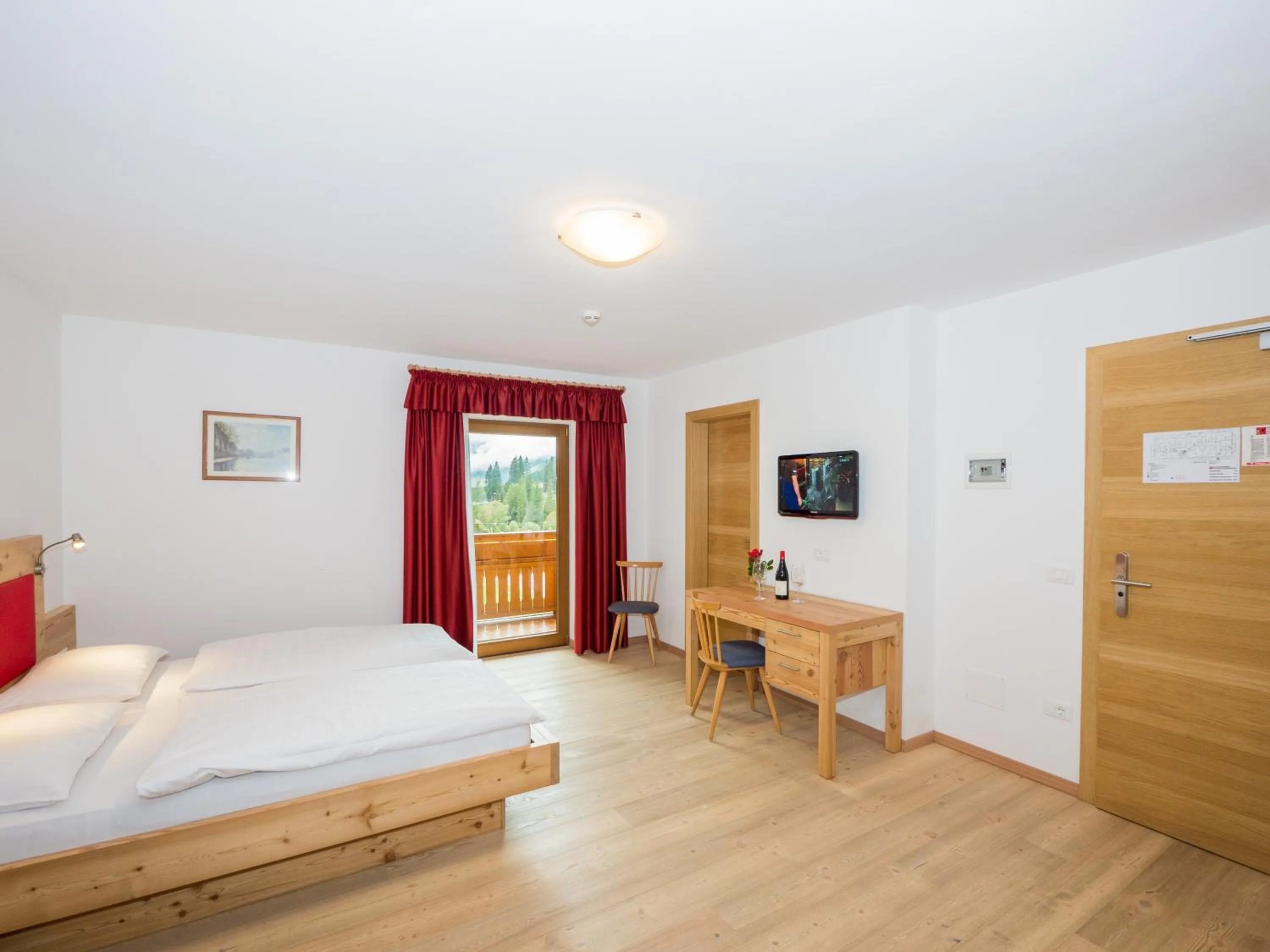 Bed in Hotel Feldrand