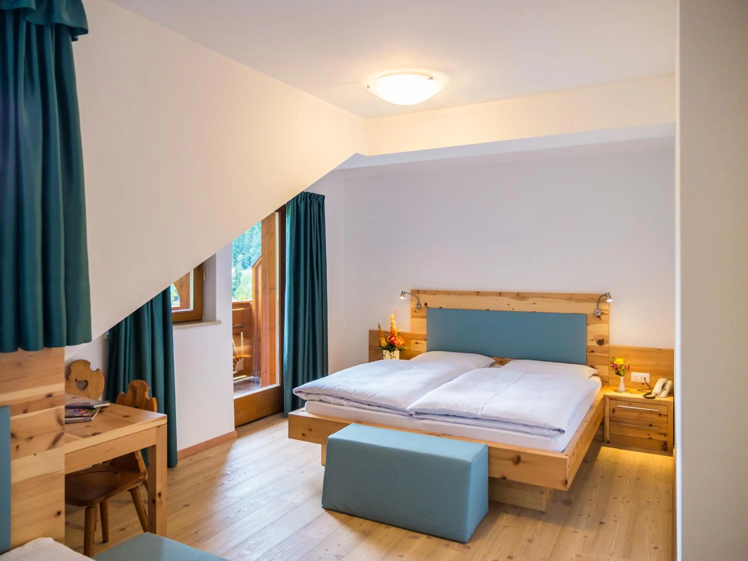 Bed in Hotel Feldrand