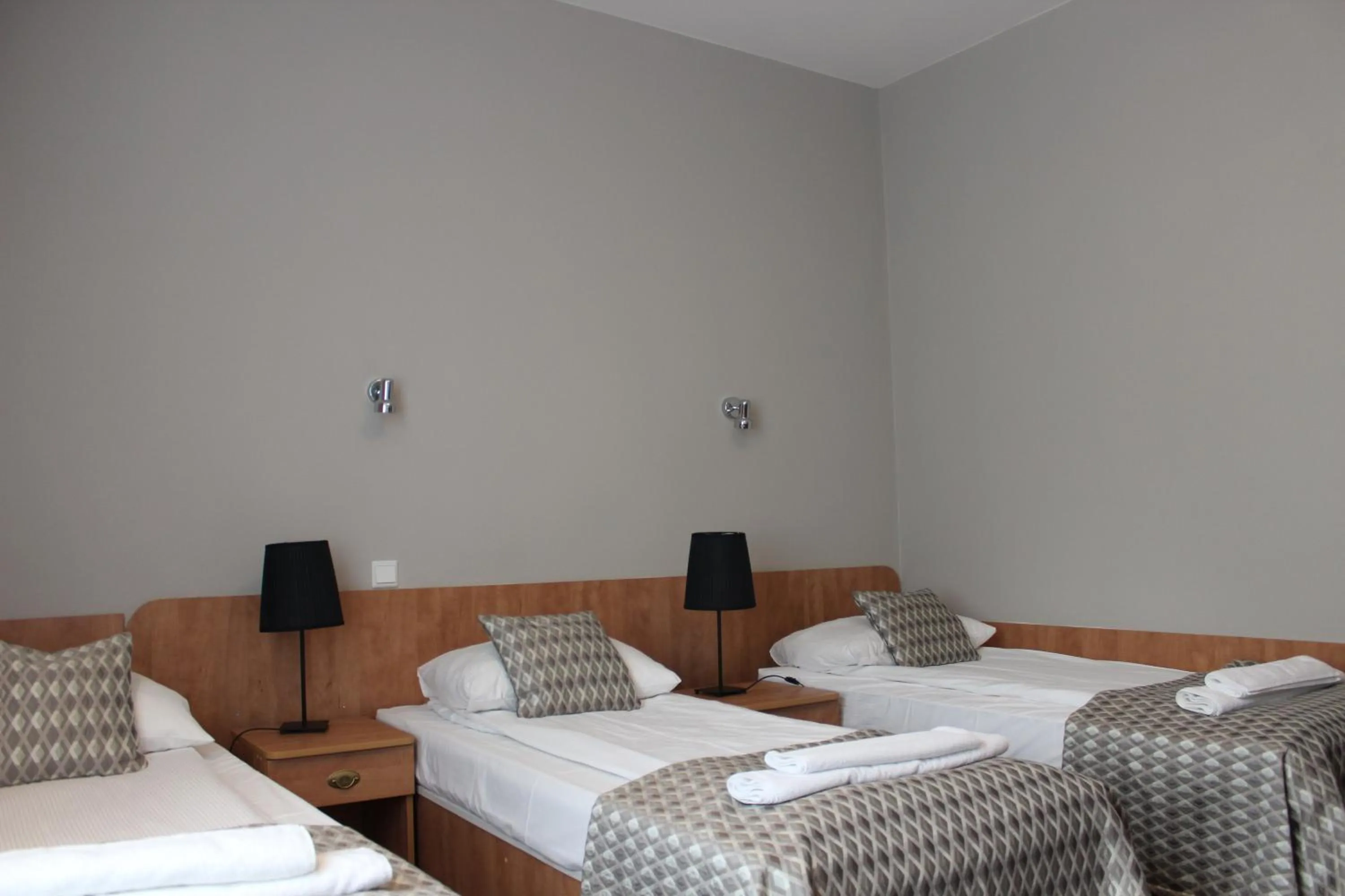 Bed in Hotel Jan Sander