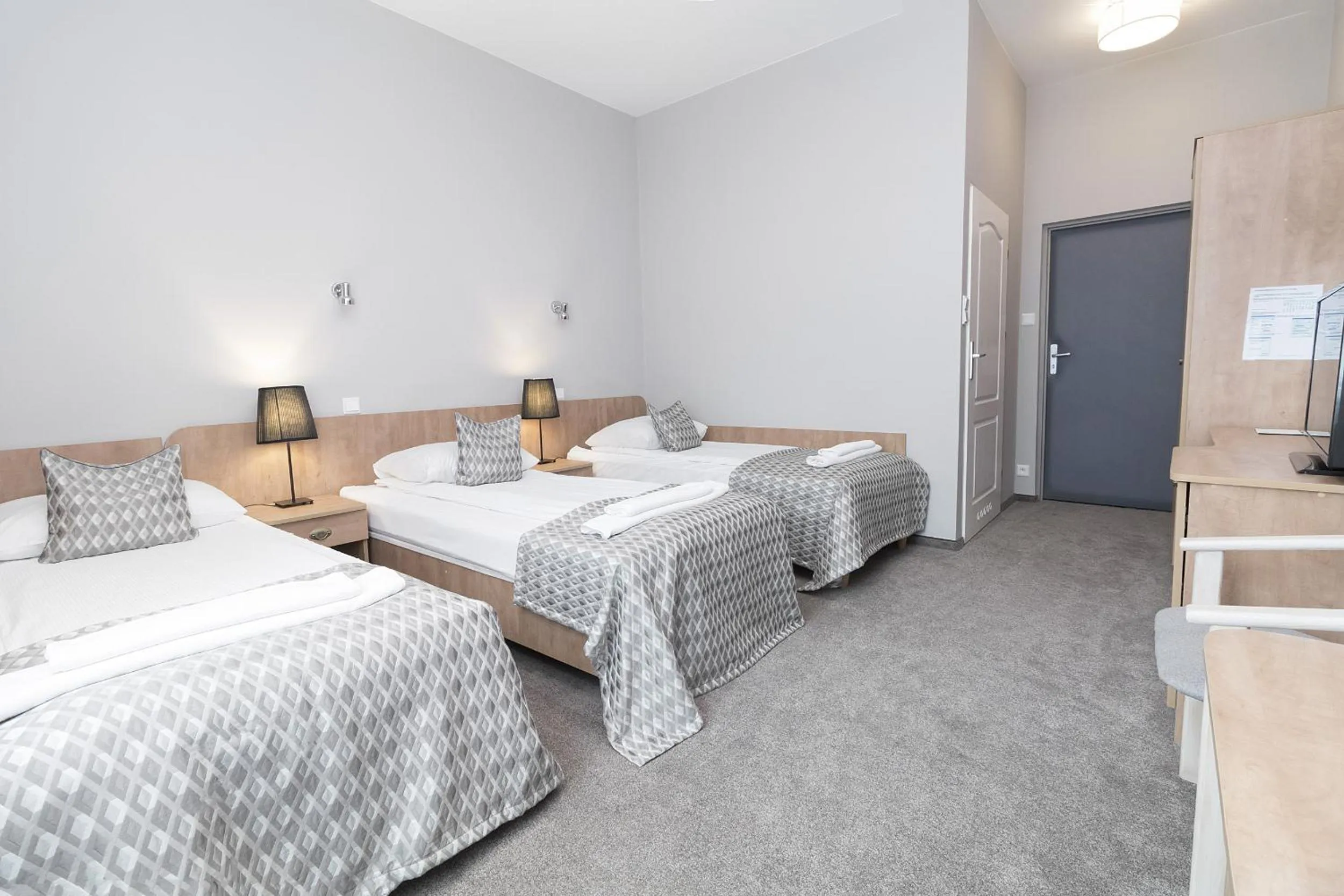 Bed in Hotel Jan Sander