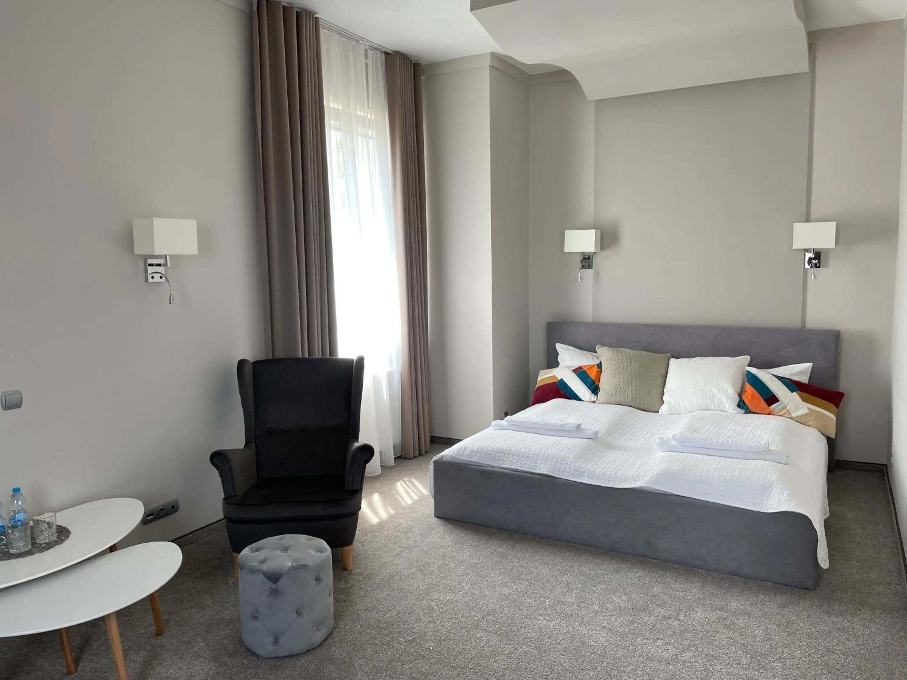 Bed in Hotel Jan Sander