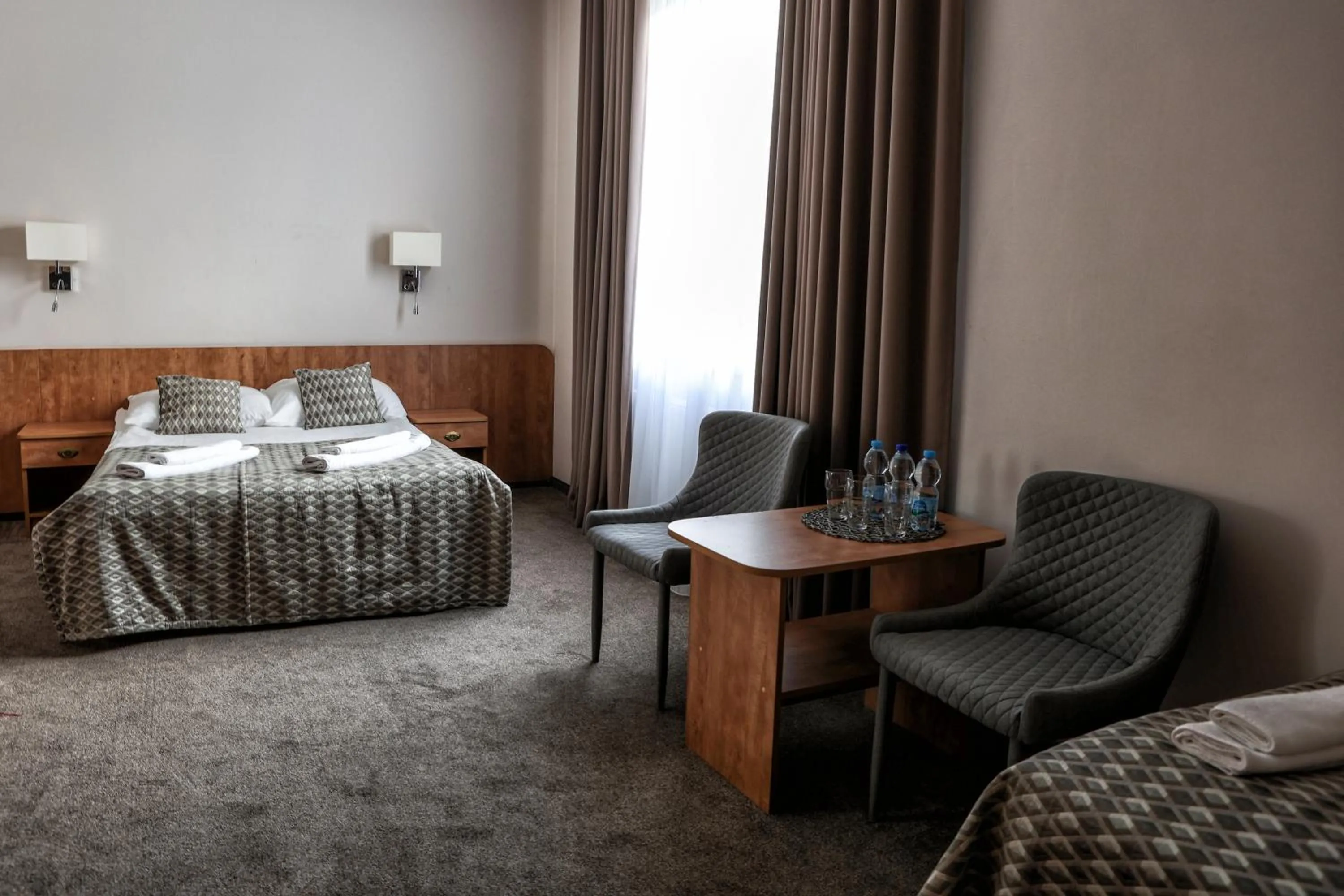 Bed in Hotel Jan Sander