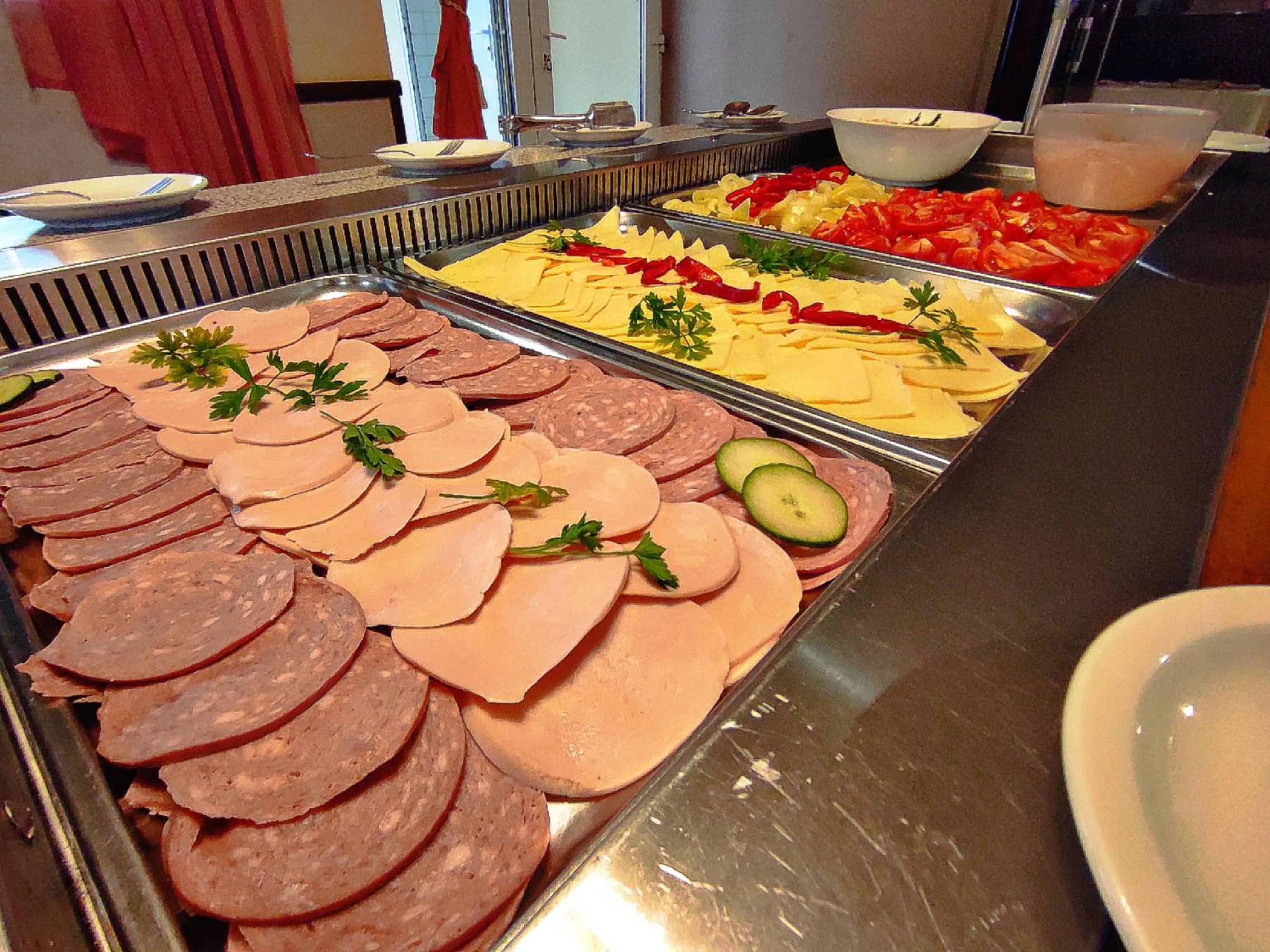 Buffet breakfast in Átrium Hotel Harkány
