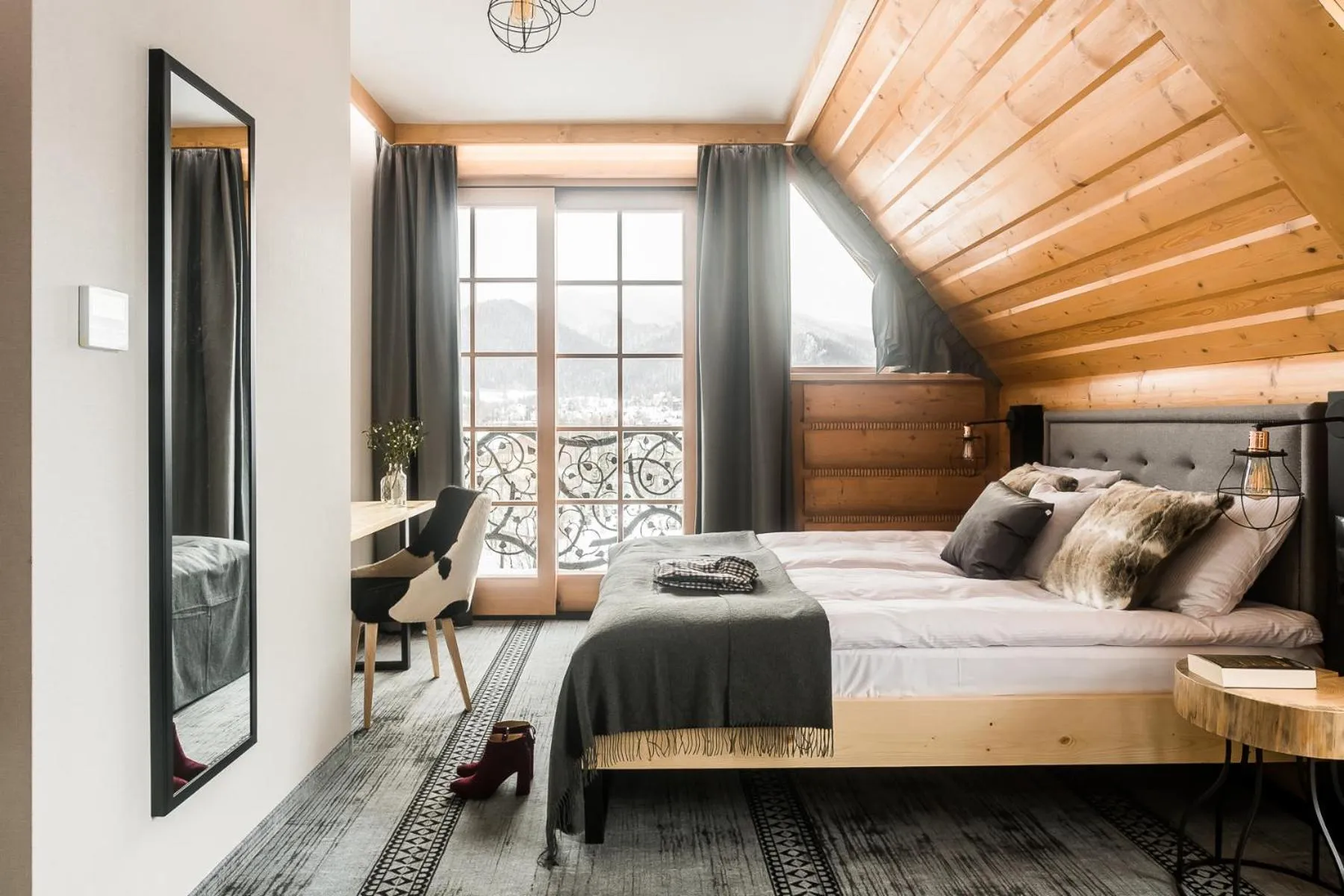 Bedroom, Bed in Willa Szymaszkowa