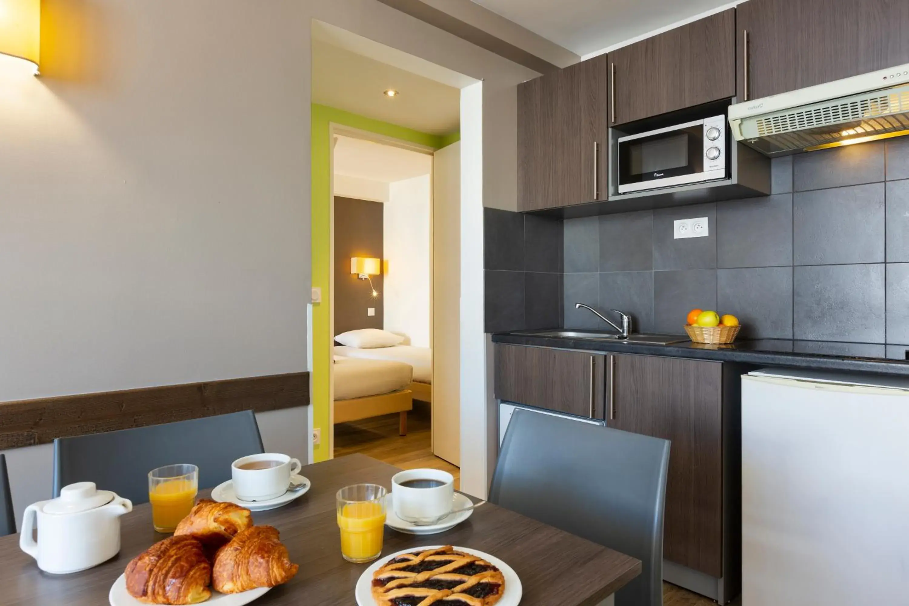 Bedroom in SOWELL RESIDENCES Pierre Blanche Bedroom in SOWELL RESIDENCES Pierre Blanche