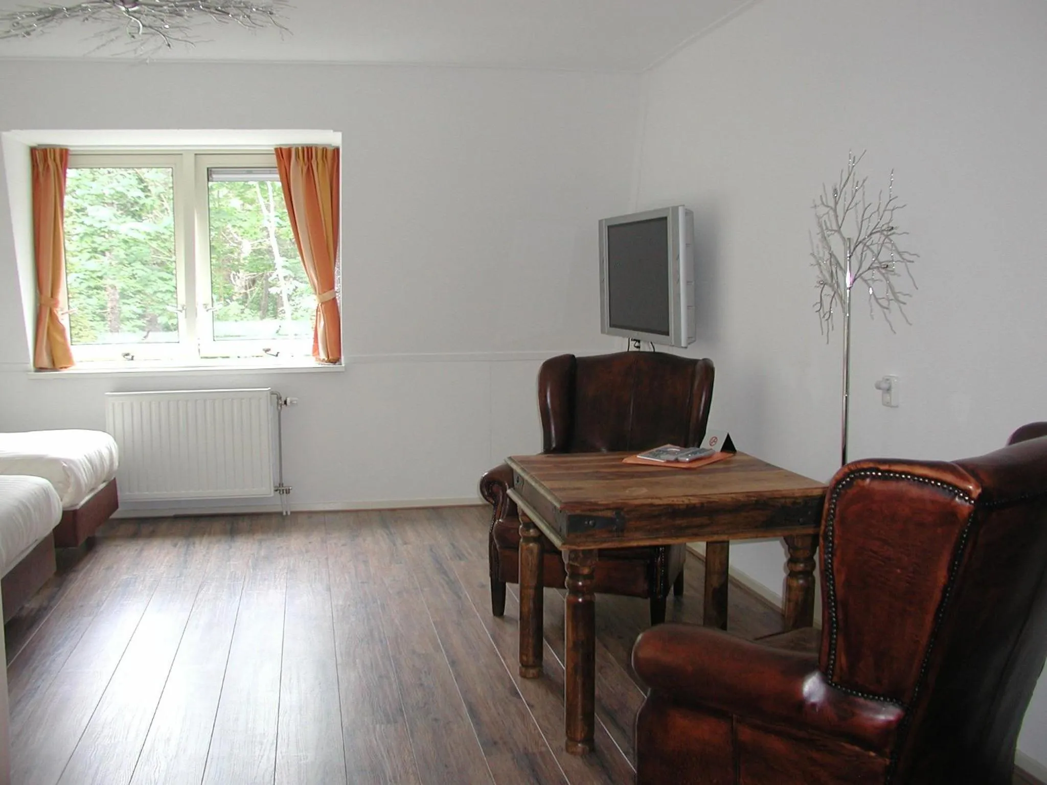 Bed in Hotel Studio Bosch Duin Strand