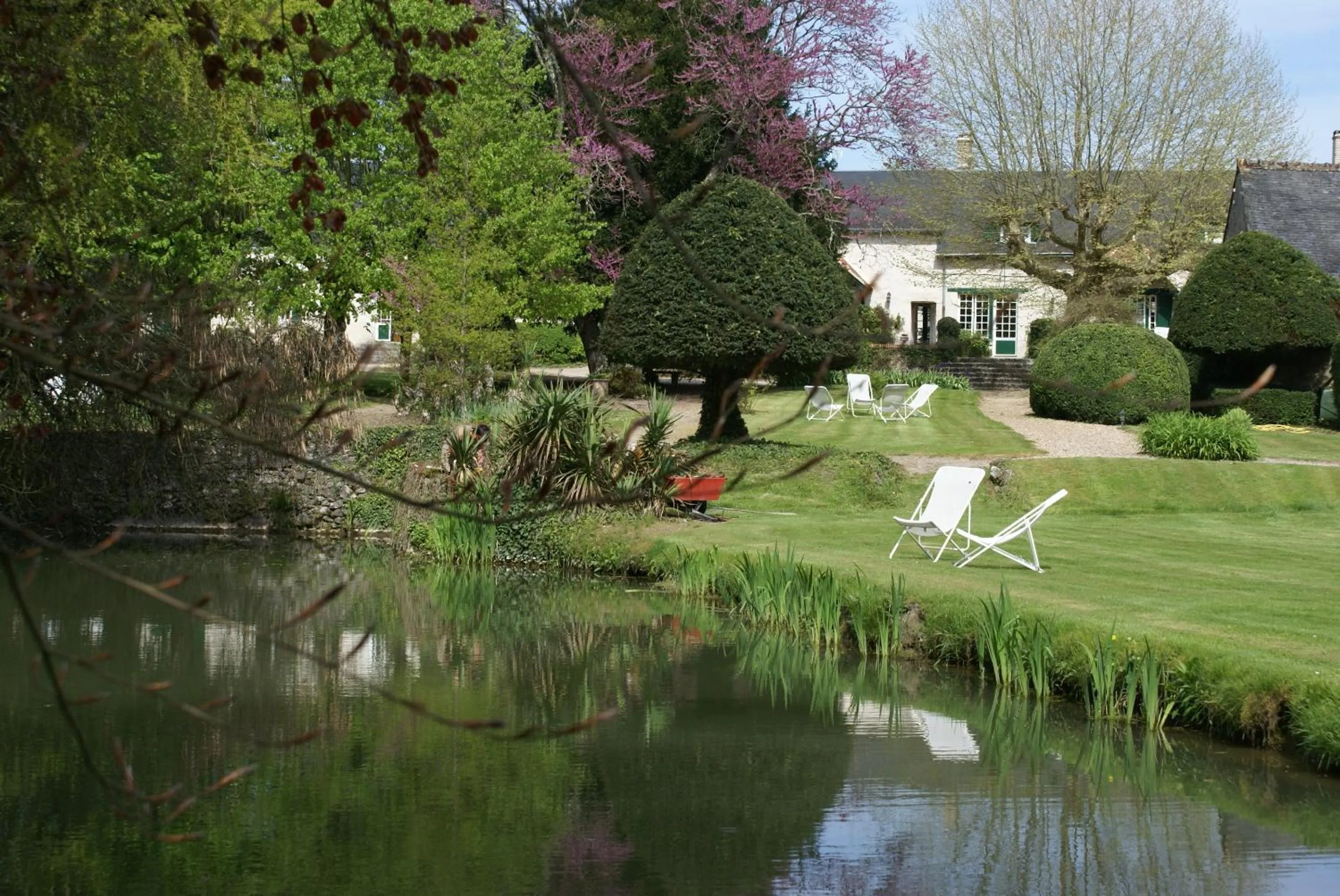 Garden view in Le Béguinage