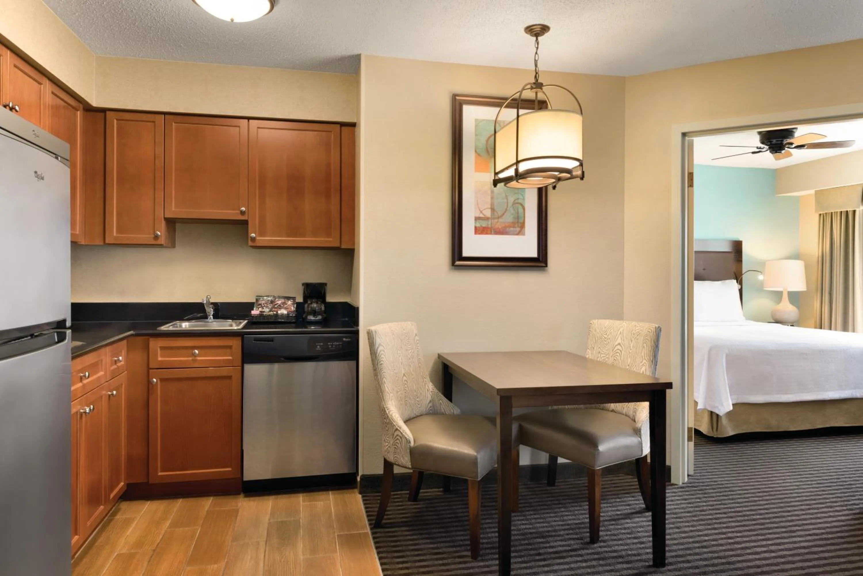 Kitchen or kitchenette in Homewood Suites Grand Rapids