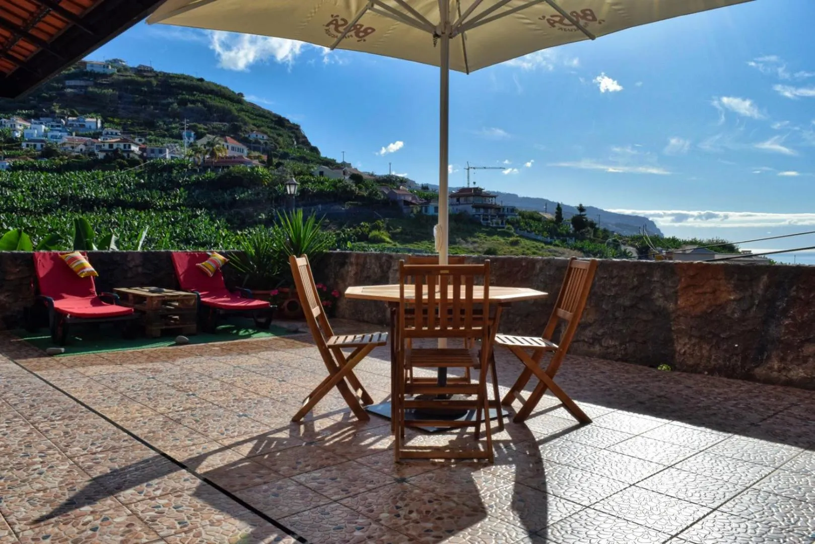 Balcony/Terrace in Vista Mar, a Home in Madeira