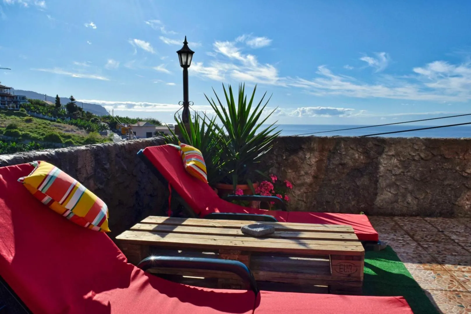 Balcony/Terrace in Vista Mar, a Home in Madeira