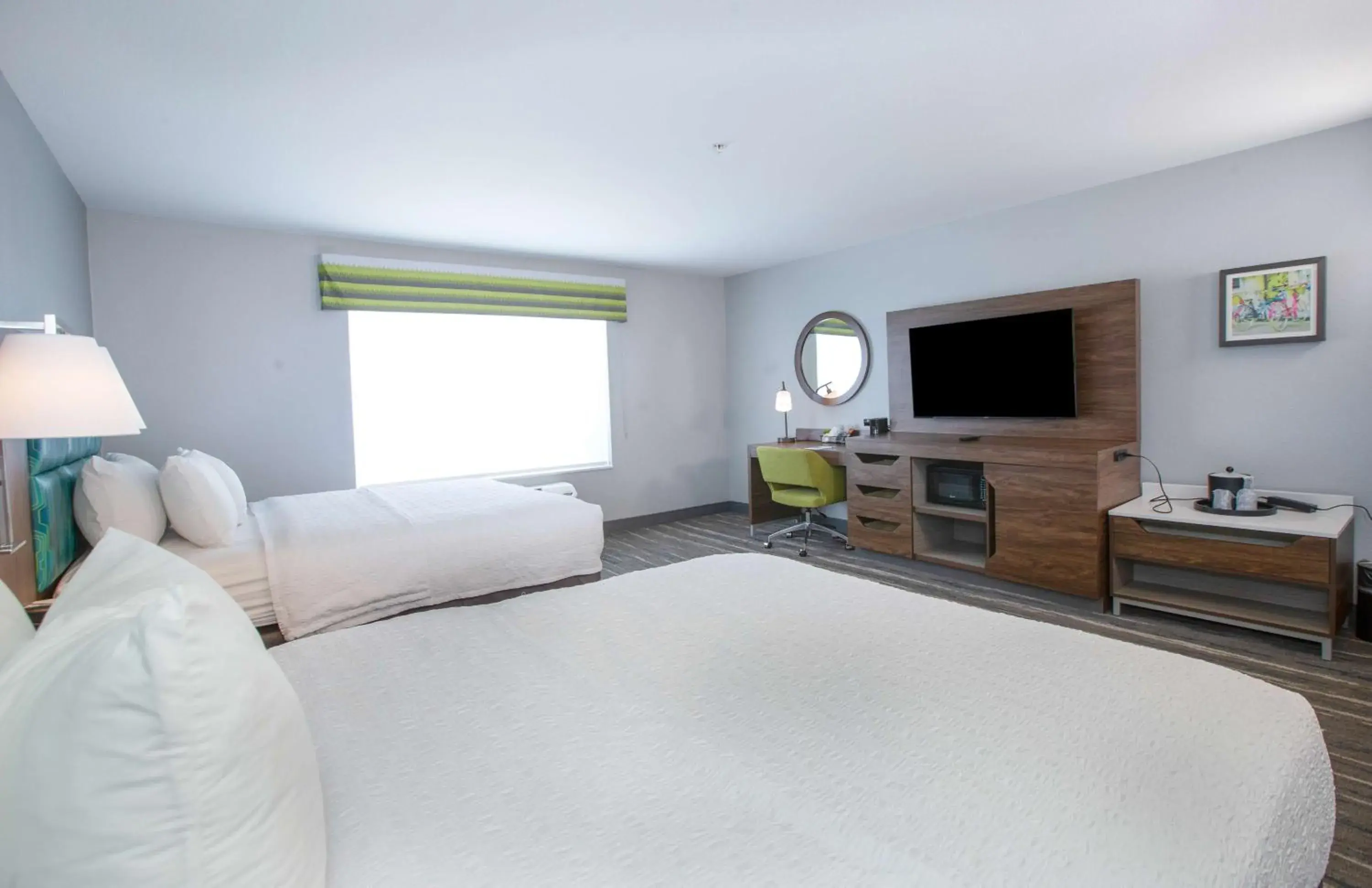 Queen Room with Two Queen Beds and Shower - Non-Smoking in Hampton Inn & Suites Fort Worth-West-I-30 Queen Room with Two Queen Beds and Shower - Non-Smoking in Hampton Inn & Suites Fort Worth-West-I-30