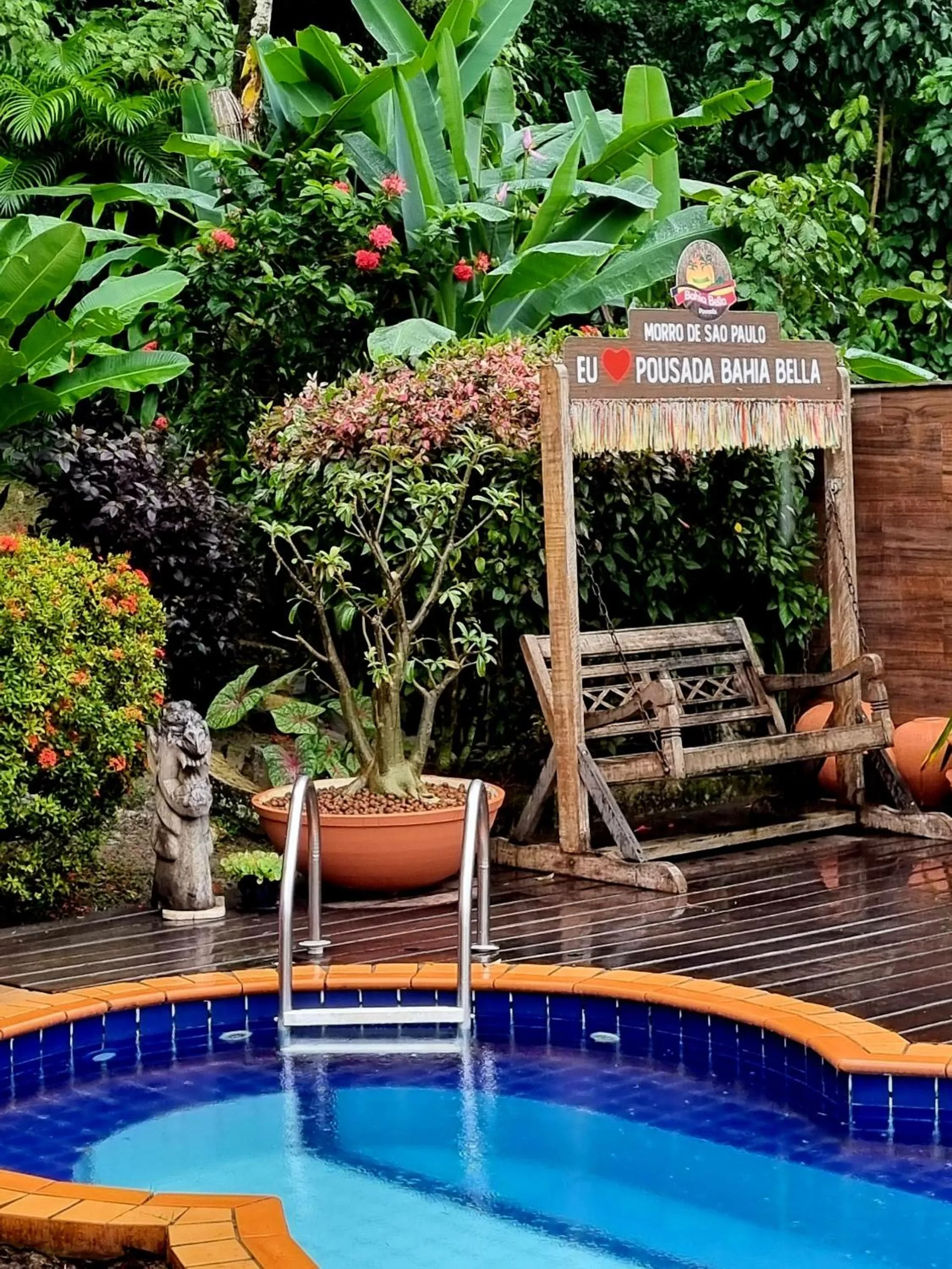 sunbed in Pousada Bahia Bella