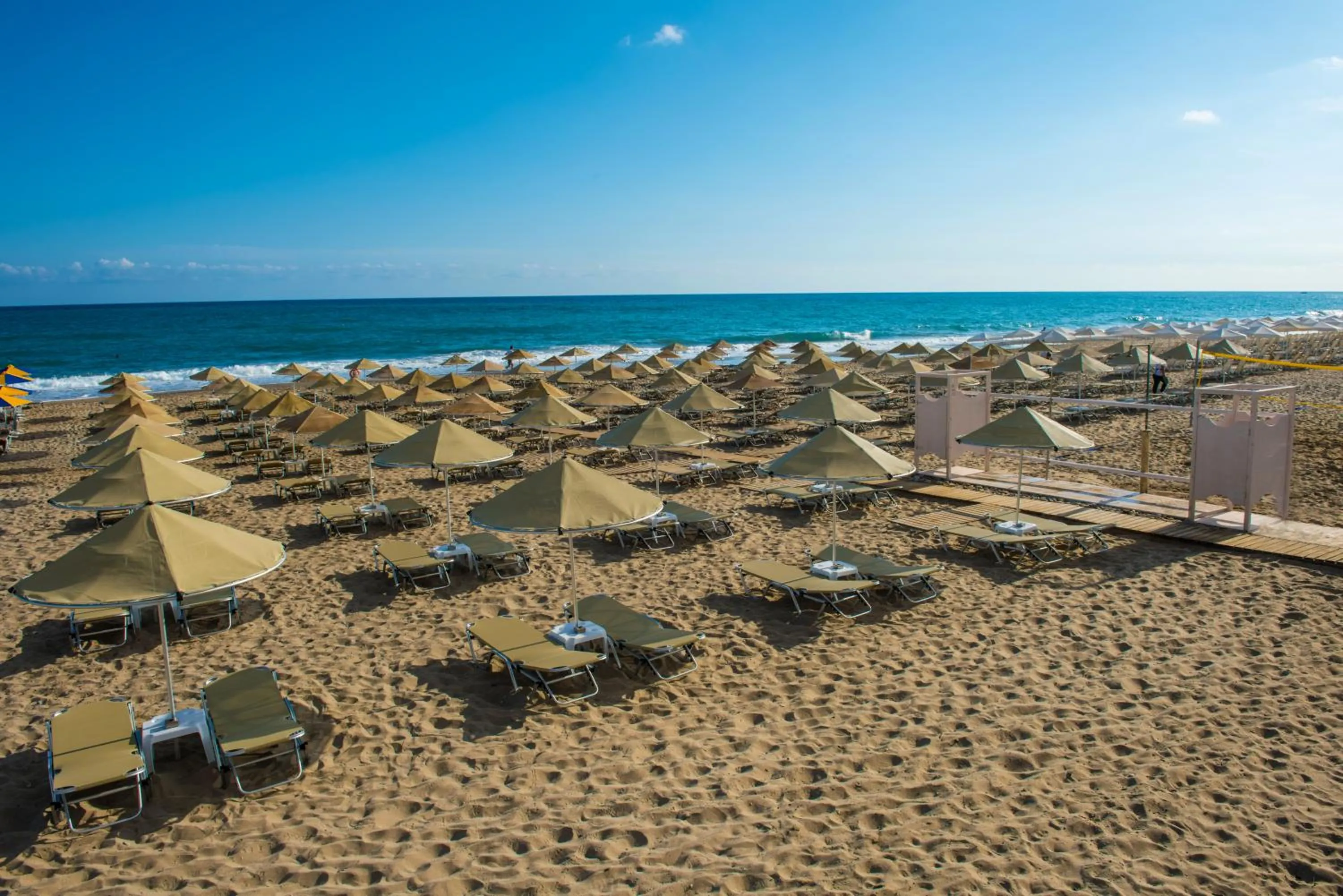 Beach in Odyssia Beach Hotel