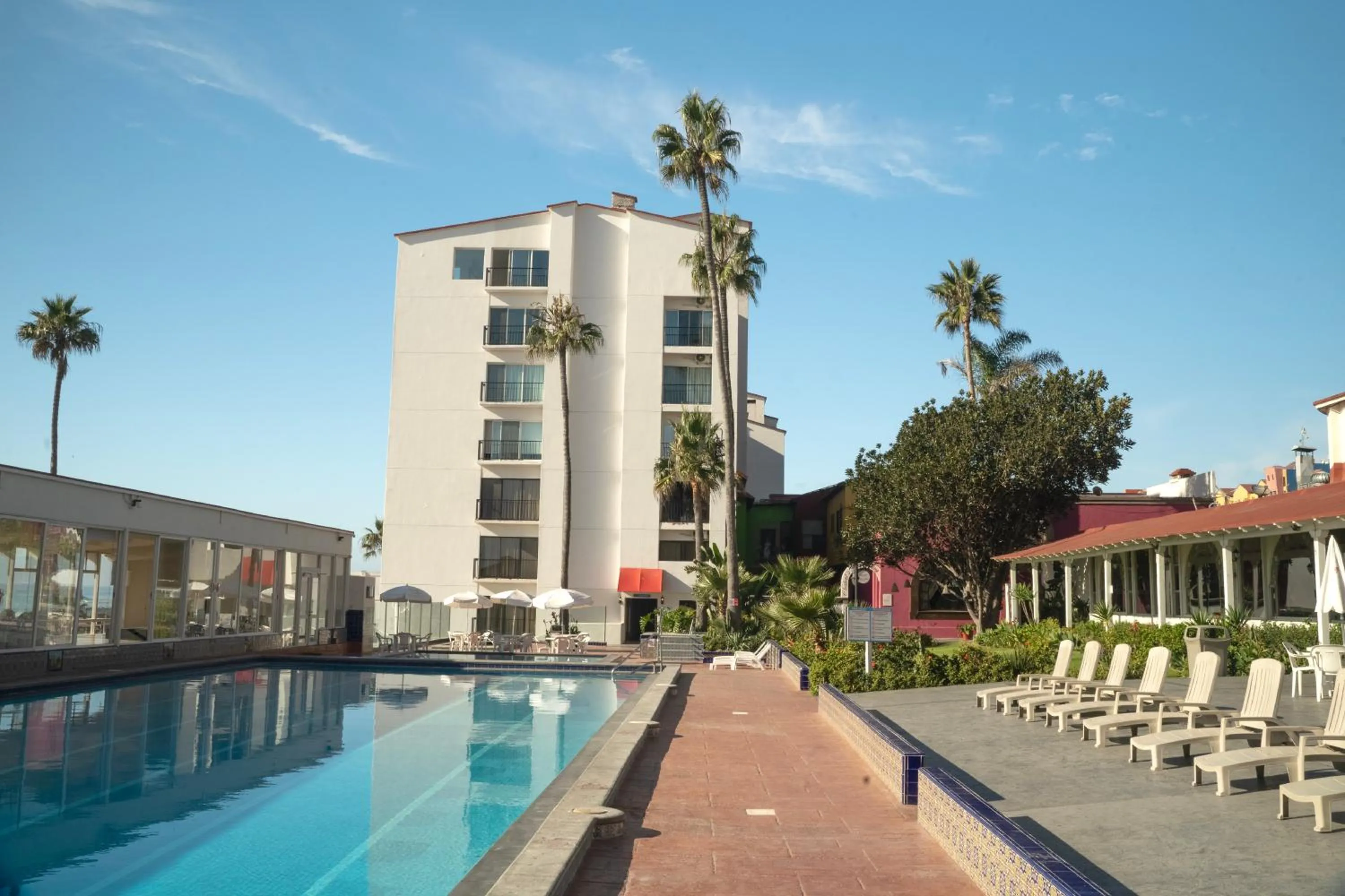 Swimming pool in Rosarito Beach Hotel