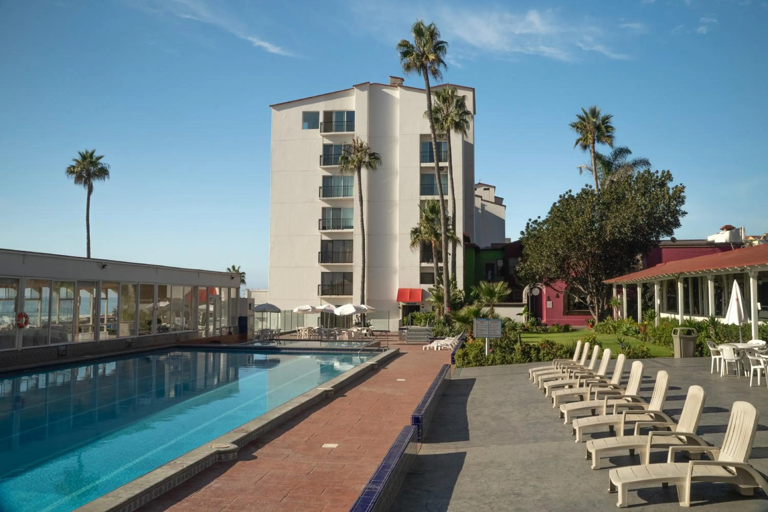 Swimming pool in Rosarito Beach Hotel
