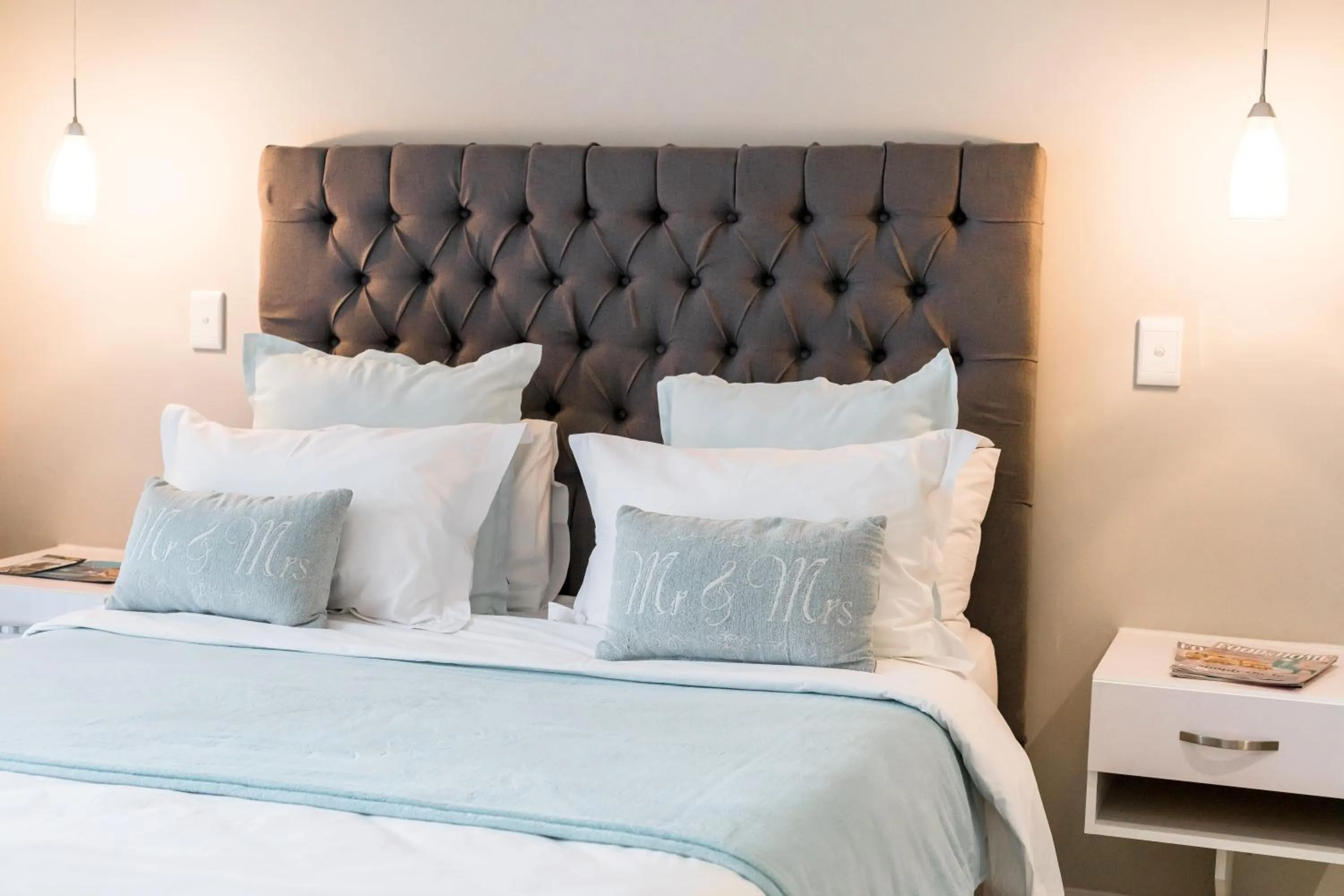 Bed in Wagtails Guest House