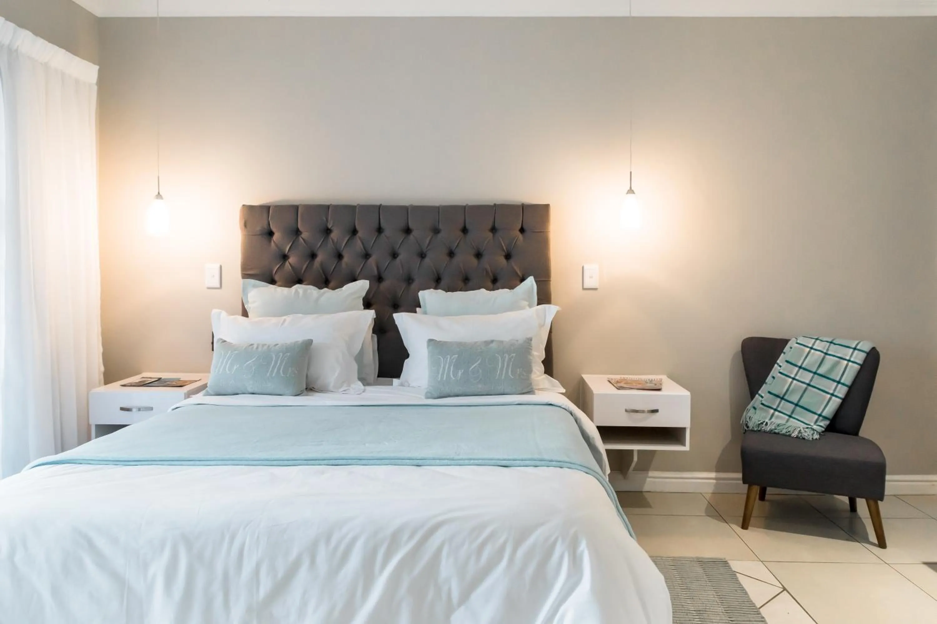 Bed in Wagtails Guest House