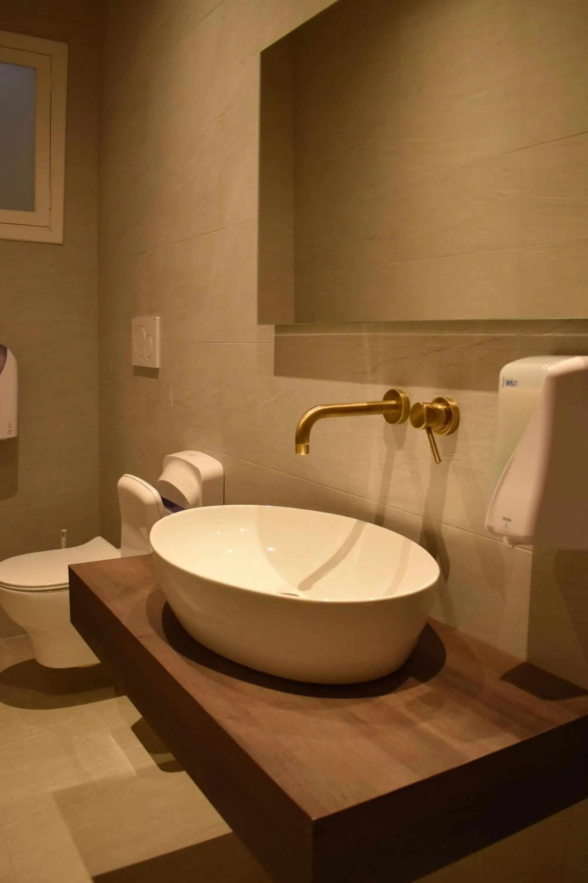 Toilet in Hotel La Silvana