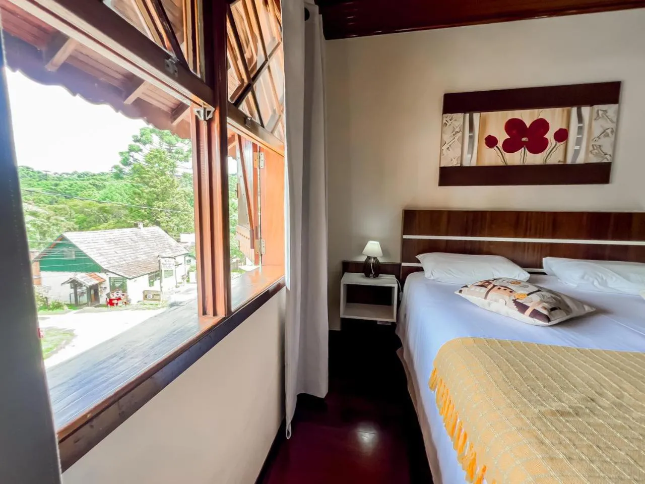Bed in Pousada Avenida