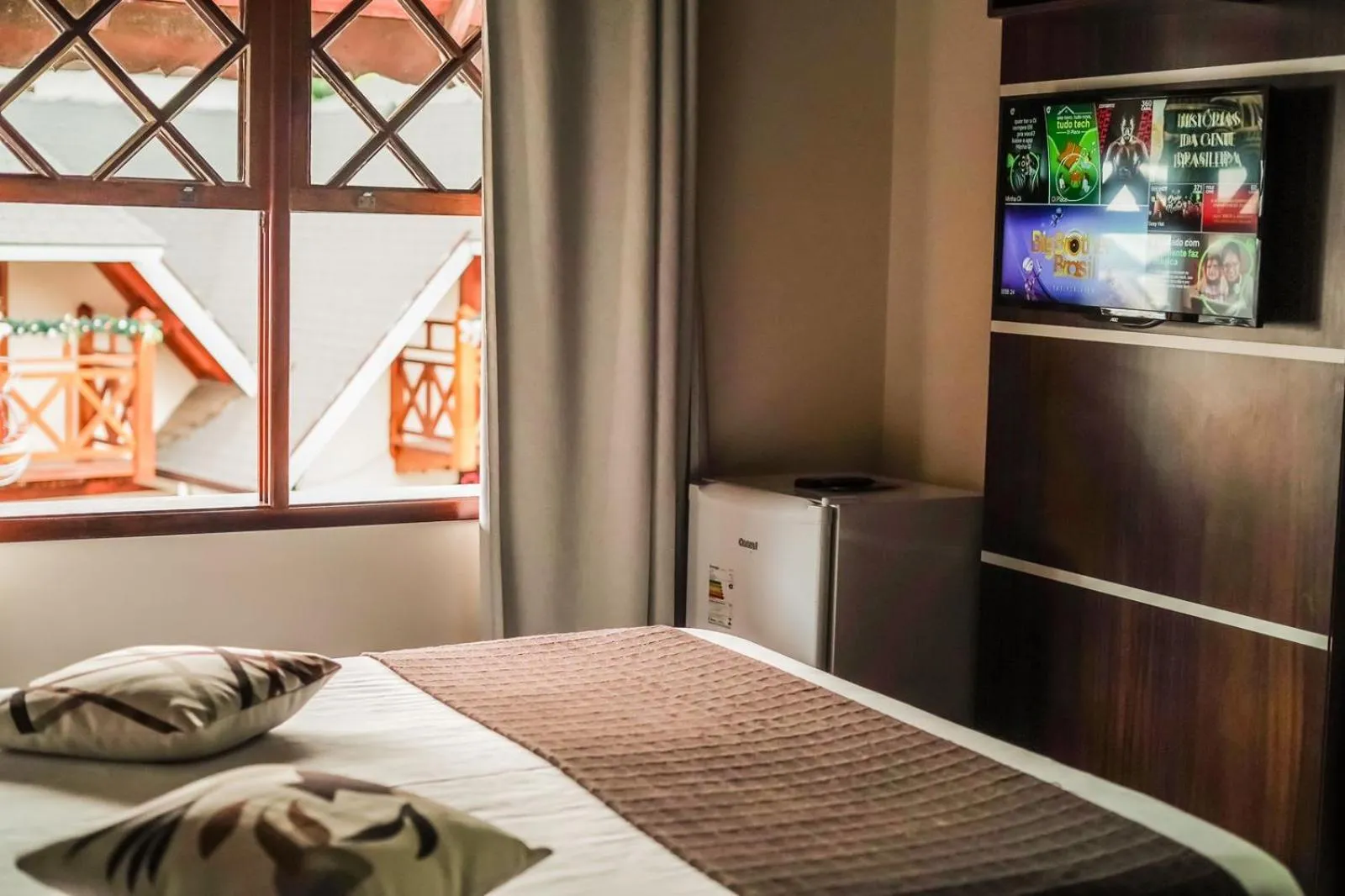 Bed in Pousada Avenida