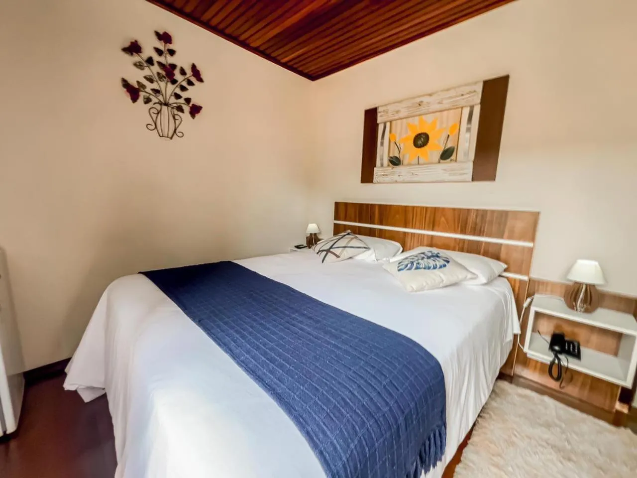 Bed in Pousada Avenida