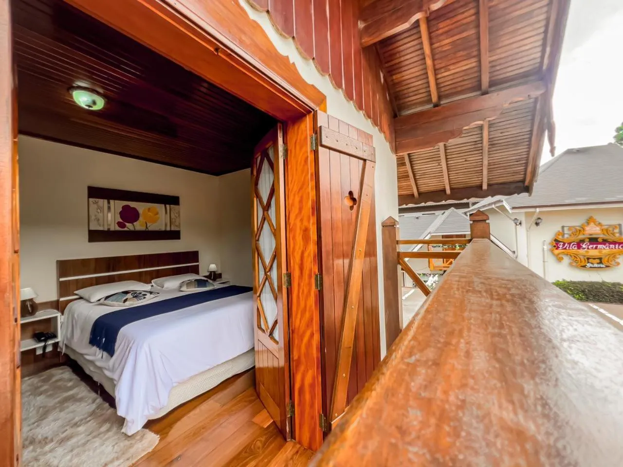 Bed in Pousada Avenida