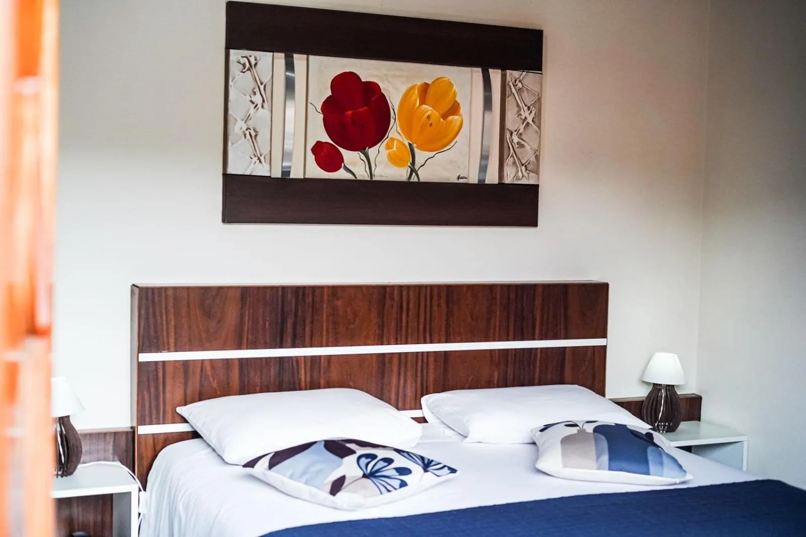 Bed in Pousada Avenida