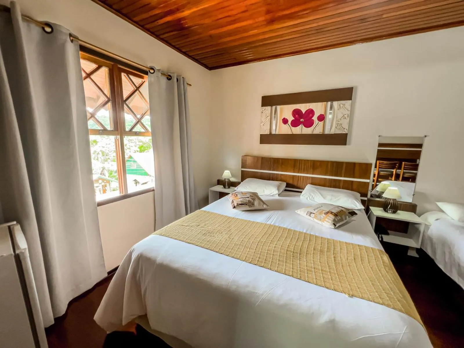Bed in Pousada Avenida