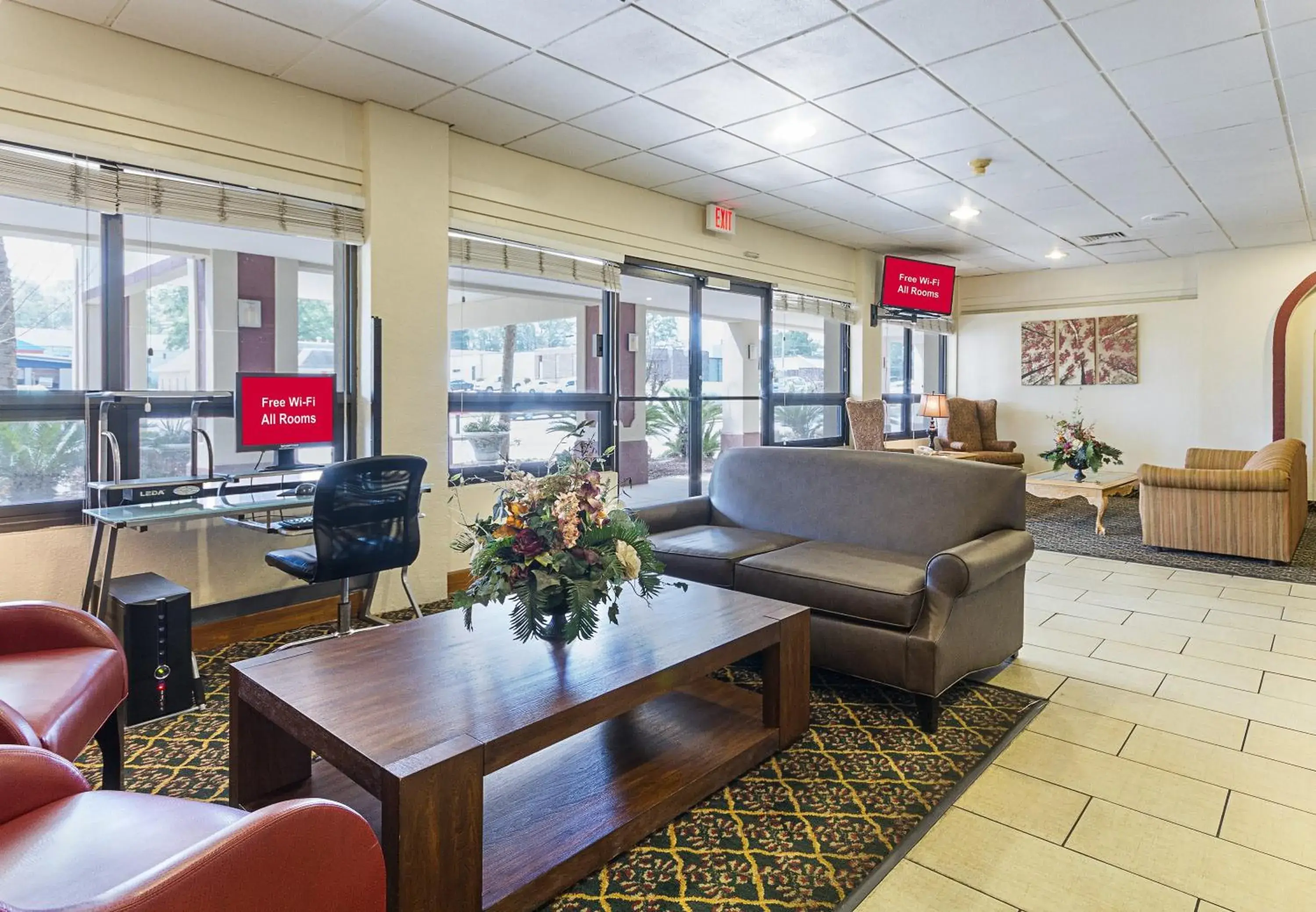 Lobby or reception in Red Roof Inn Montgomery - Midtown