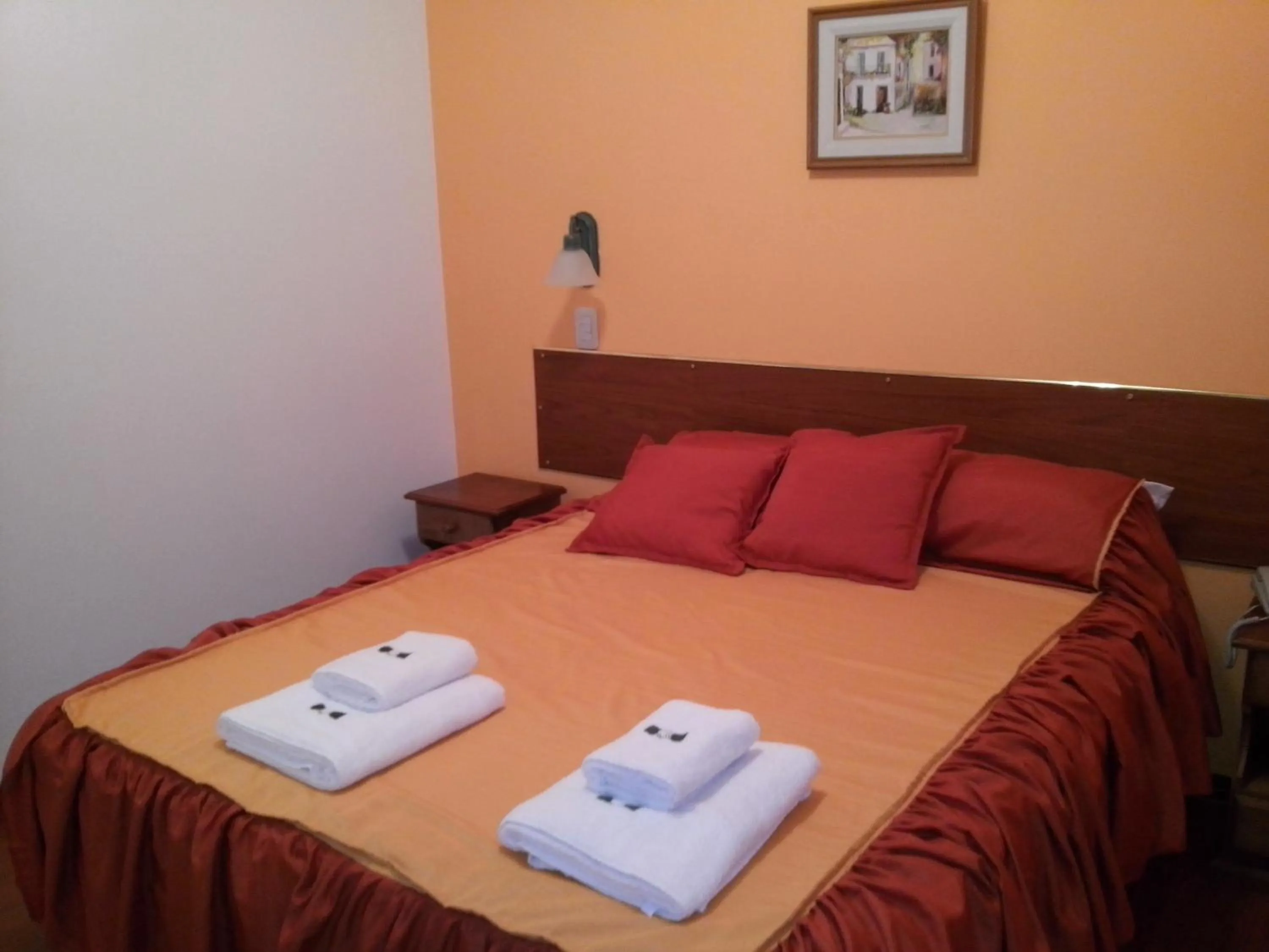 Bed in Hotel Terrazas del Rincon
