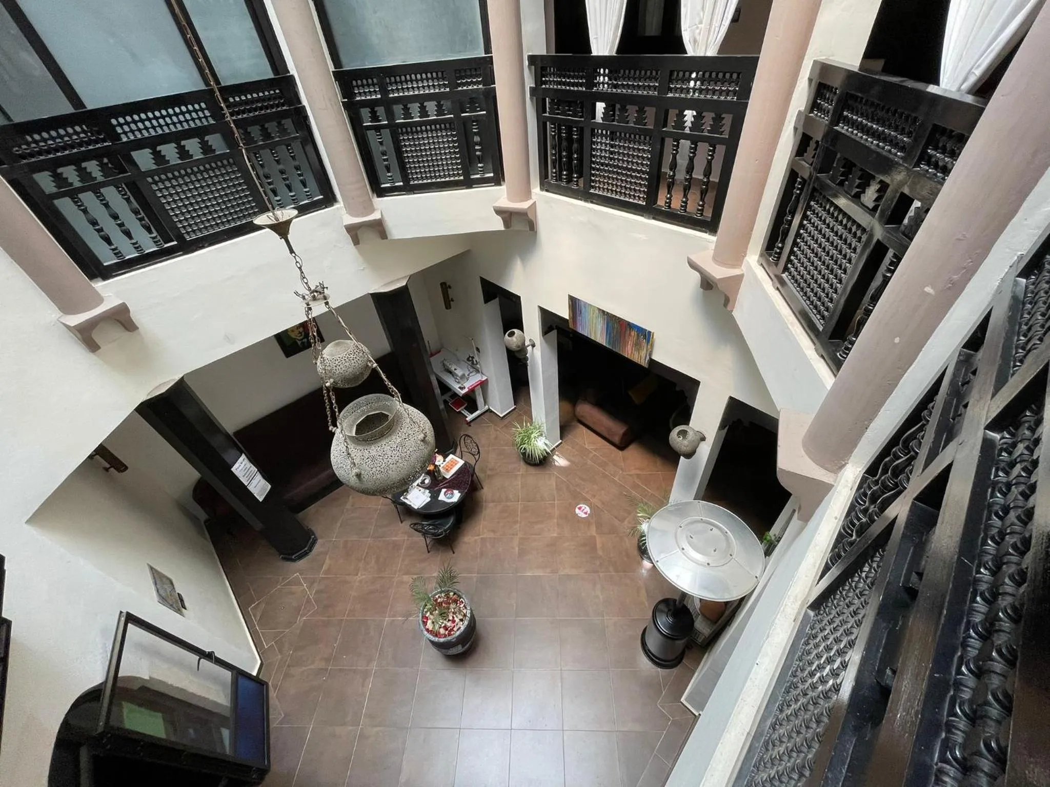 Patio in Riad 7 Pierres