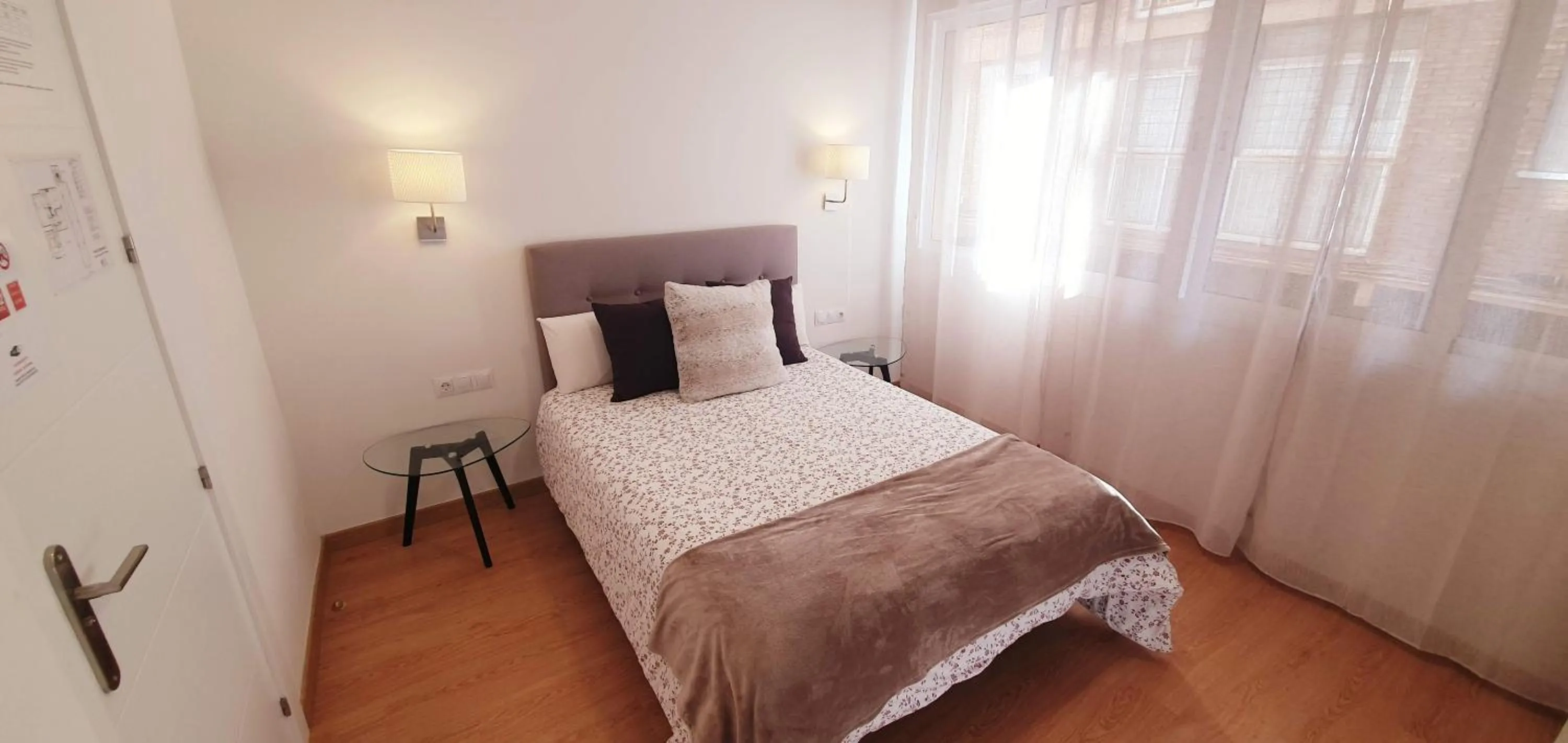 Bed in Fan Rooms Gálvez
