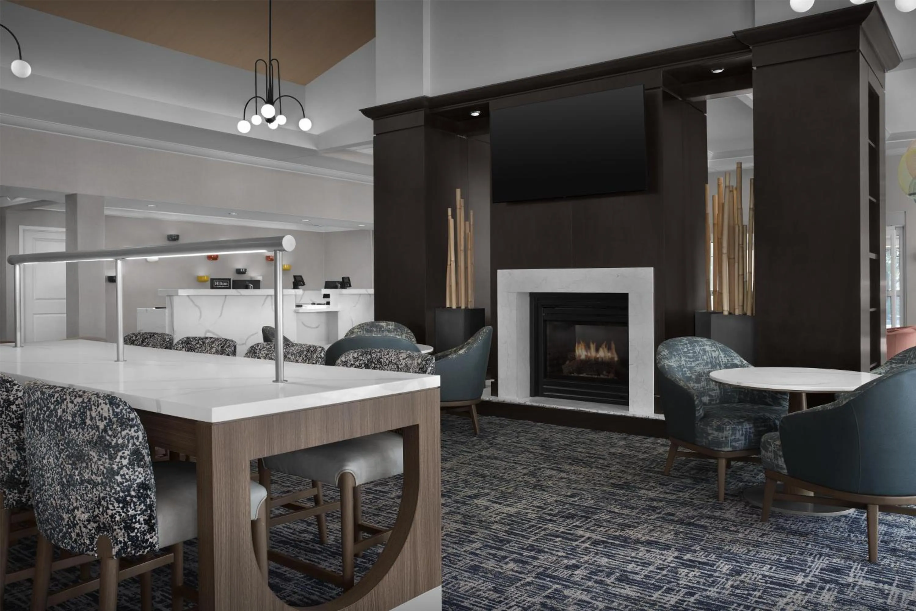 Lobby or reception in Homewood Suites by Hilton Orlando Airport