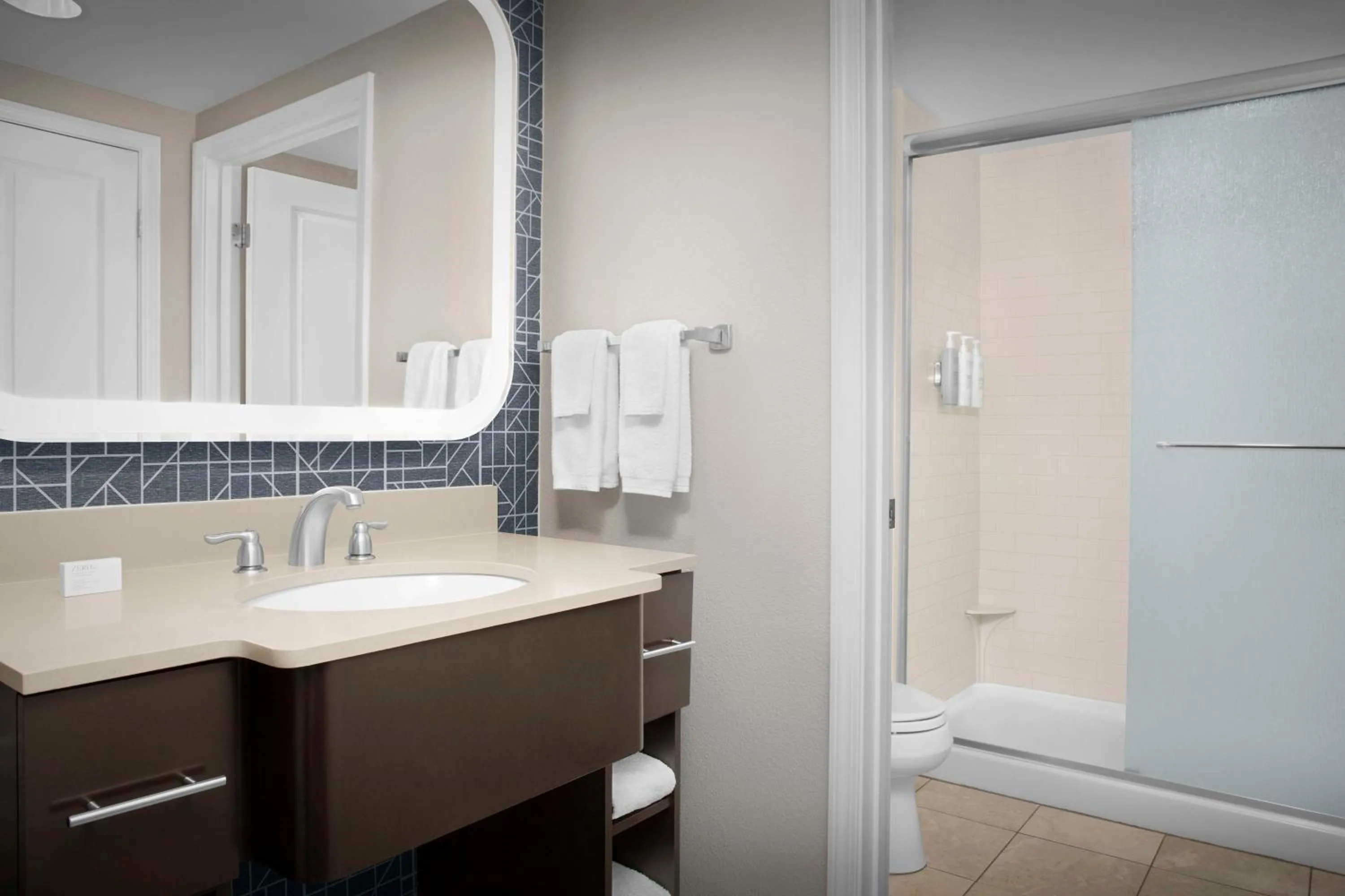 Shower in Homewood Suites by Hilton Orlando Airport