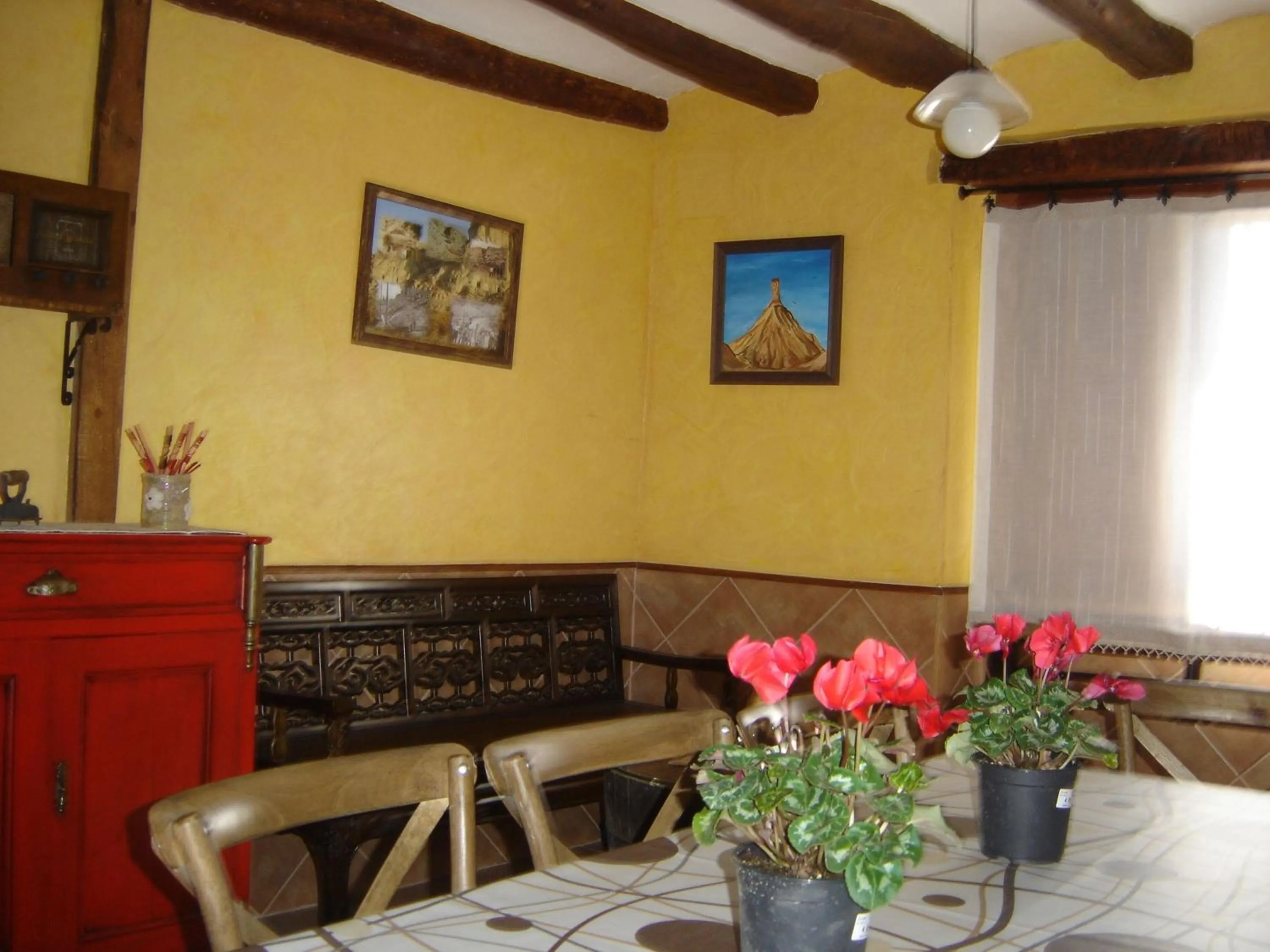 Living room in Agroturismo "La Bardena Blanca II"
