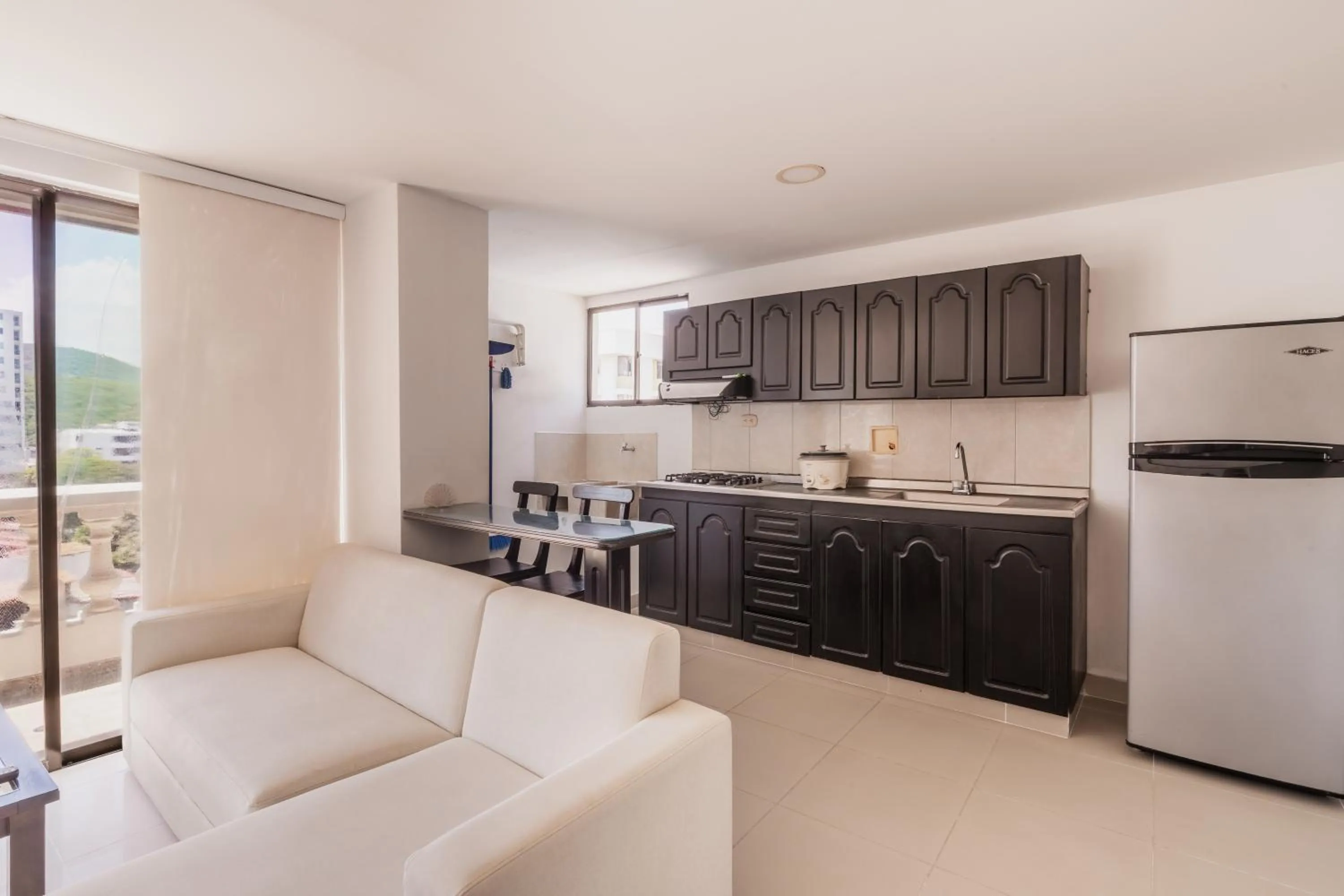 kitchen in Aparta Hotel Roca Marina