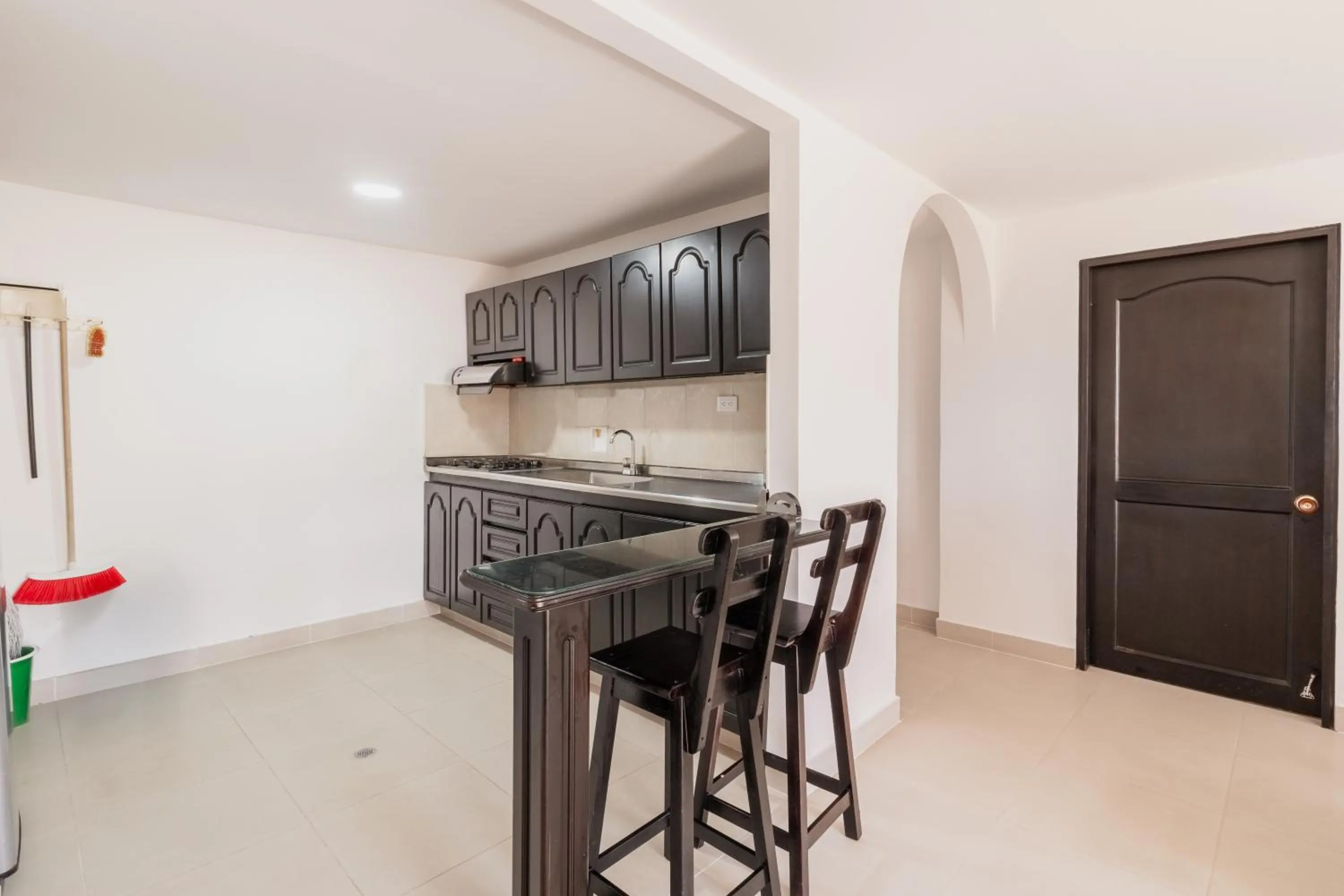 kitchen in Aparta Hotel Roca Marina