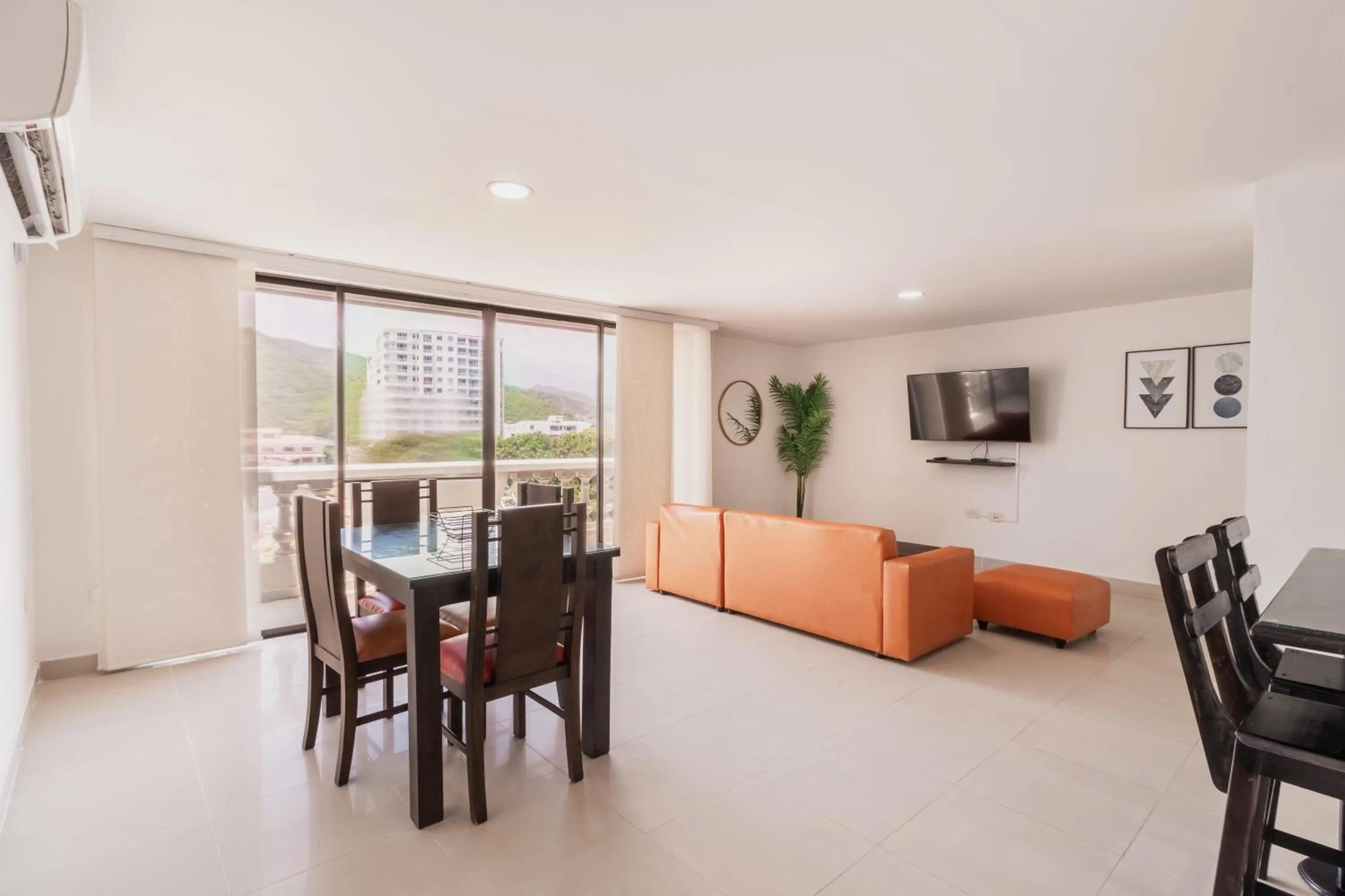 Living room in Aparta Hotel Roca Marina