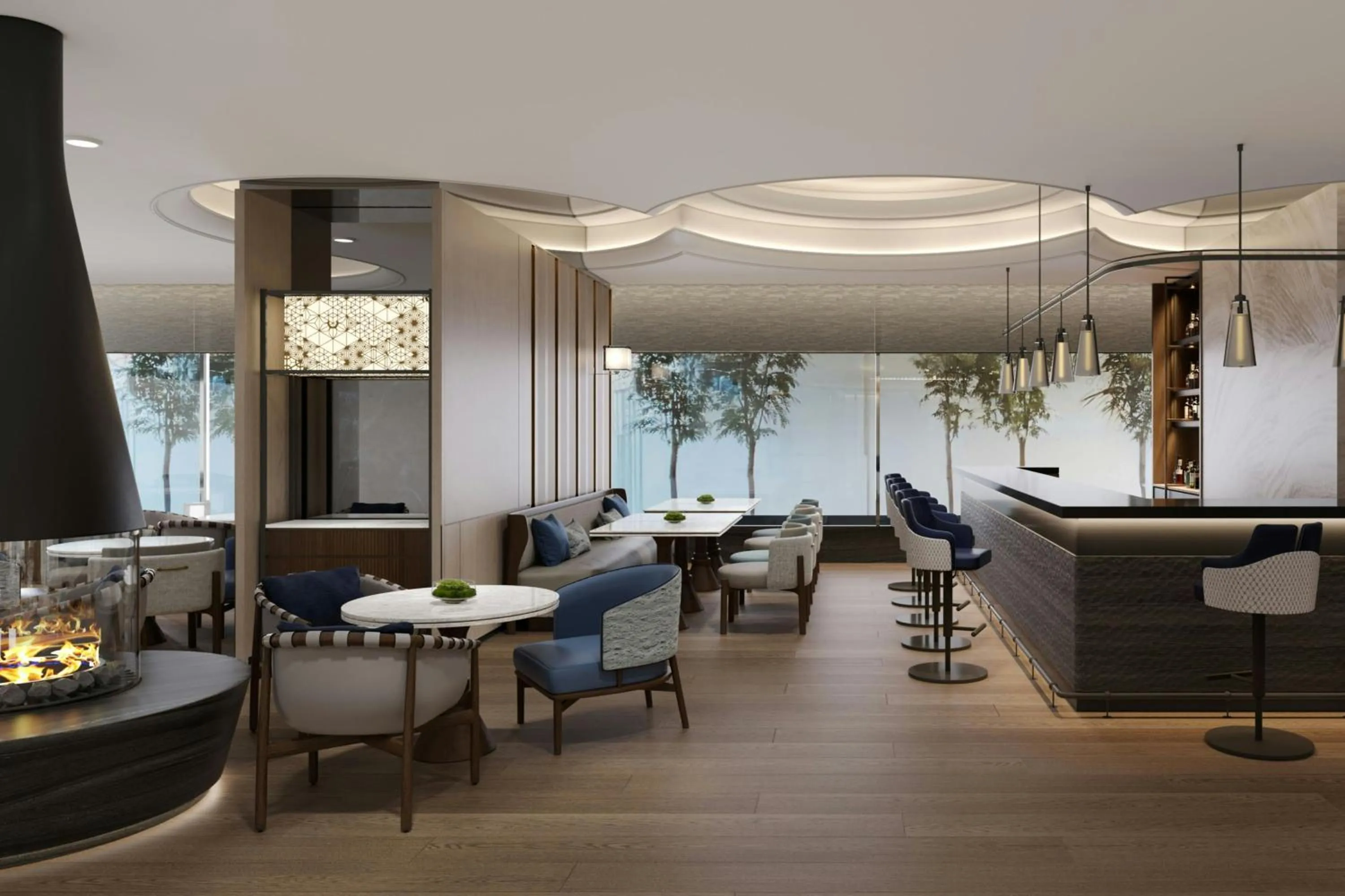 Lounge or bar in Kobe Marriott Hotel