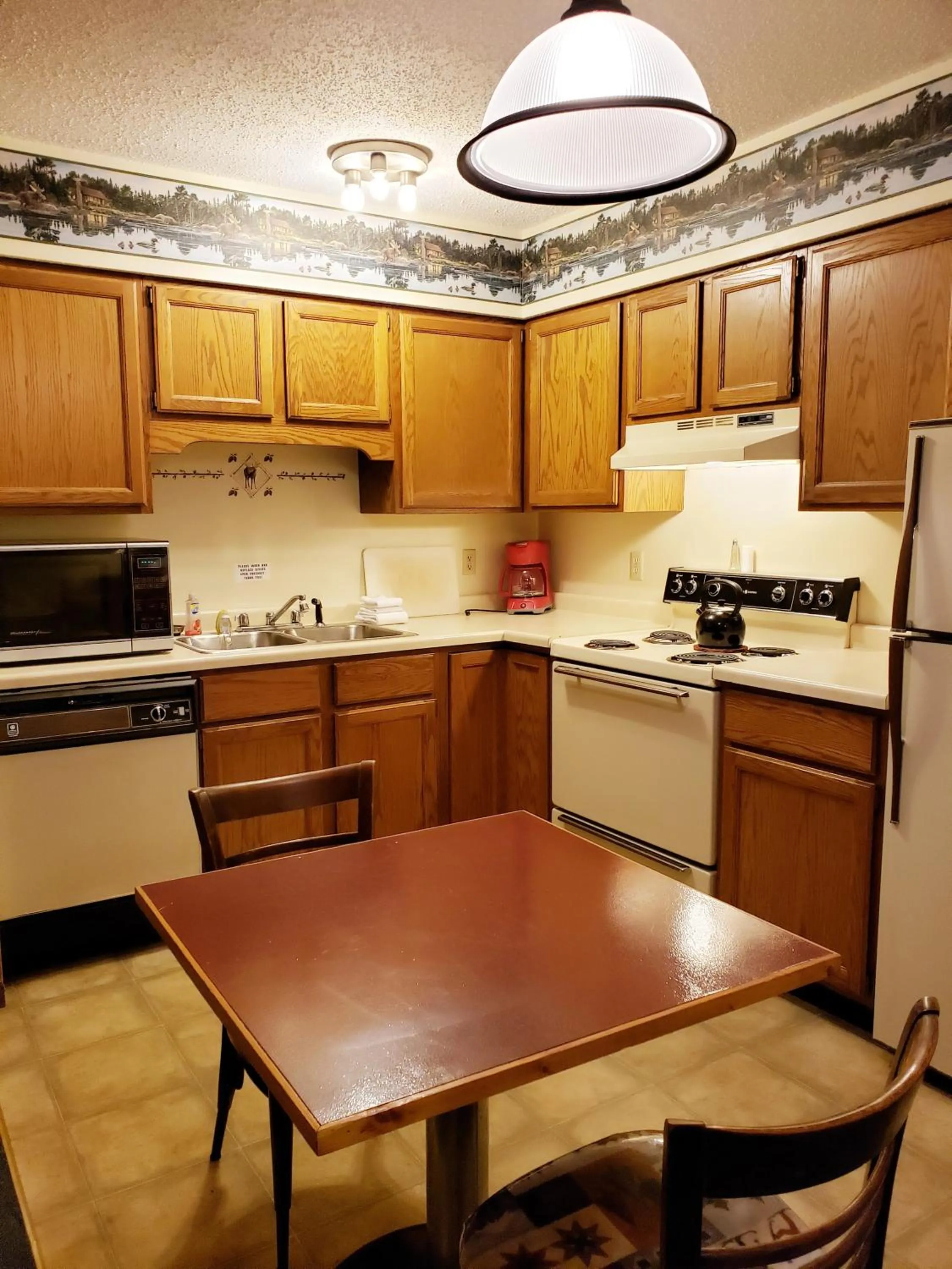 Kitchen or kitchenette in North Ironwood Acres - Black River Lodge