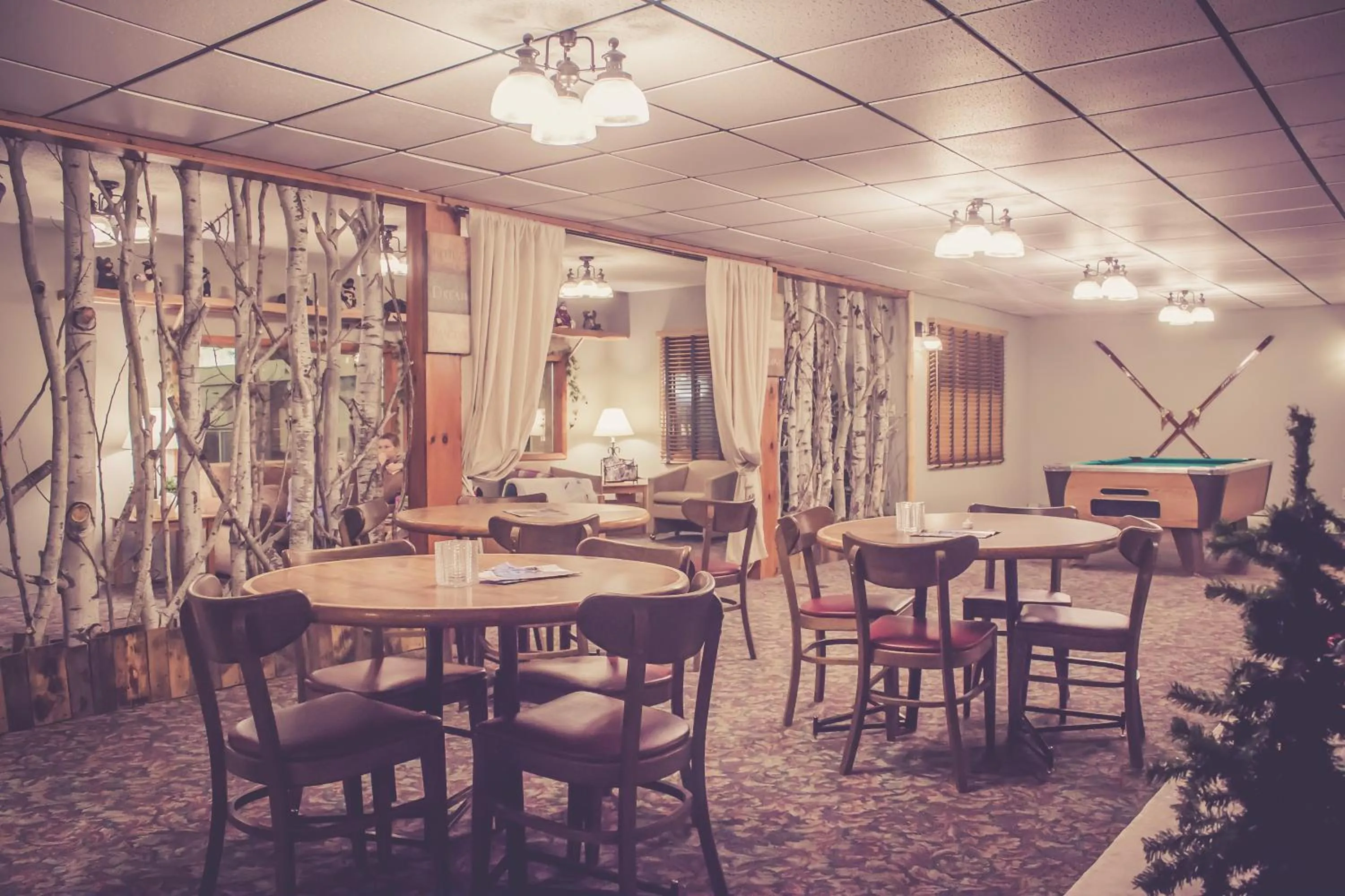 Communal lounge/ TV room in North Ironwood Acres - Black River Lodge