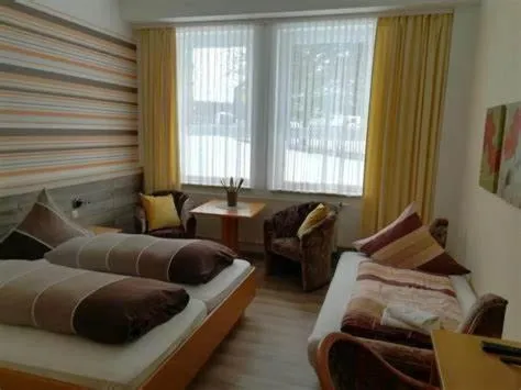 Bed in Hotel Heilbrunnen