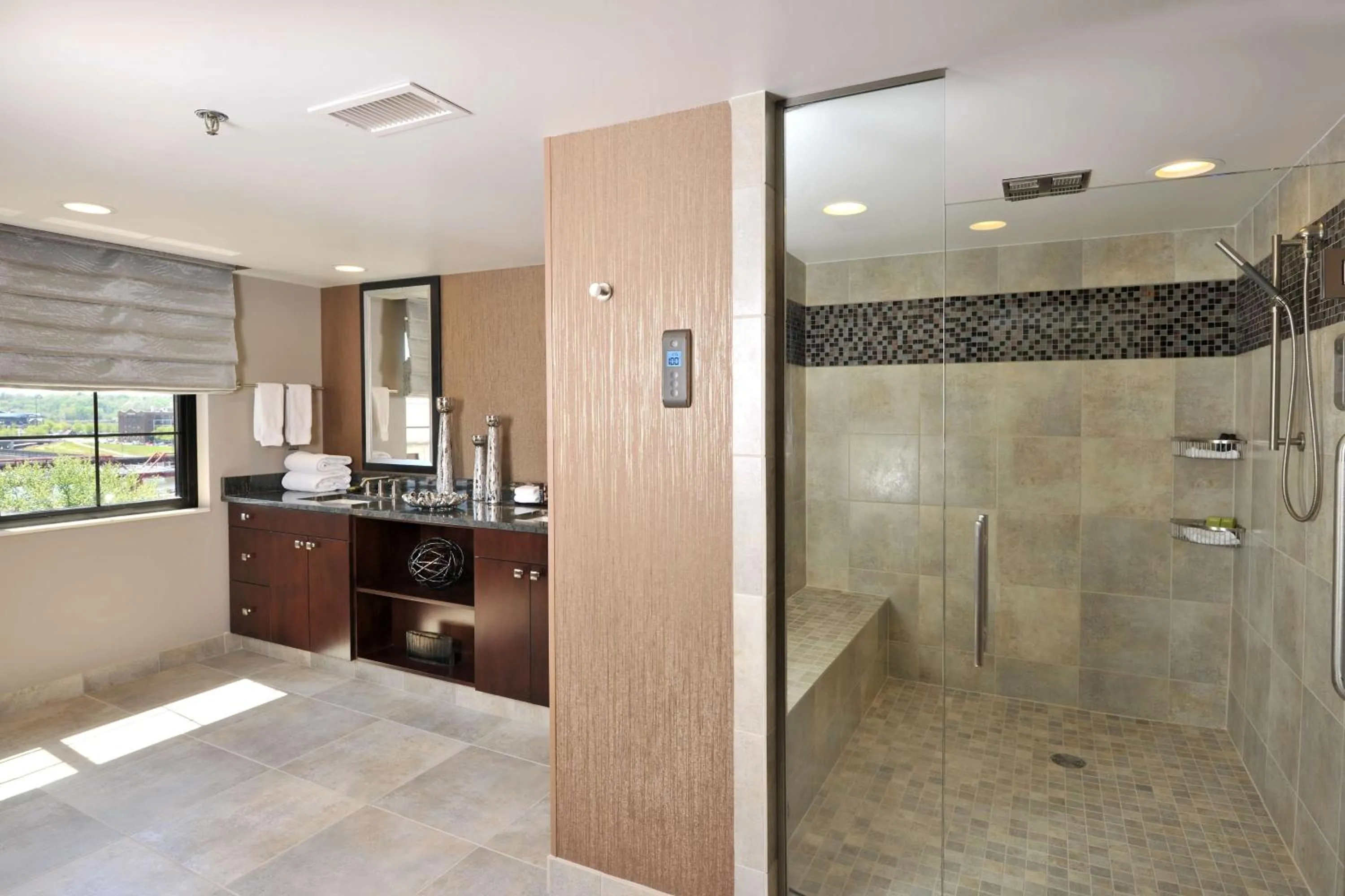 Bathroom in Embassy Suites Des Moines Downtown