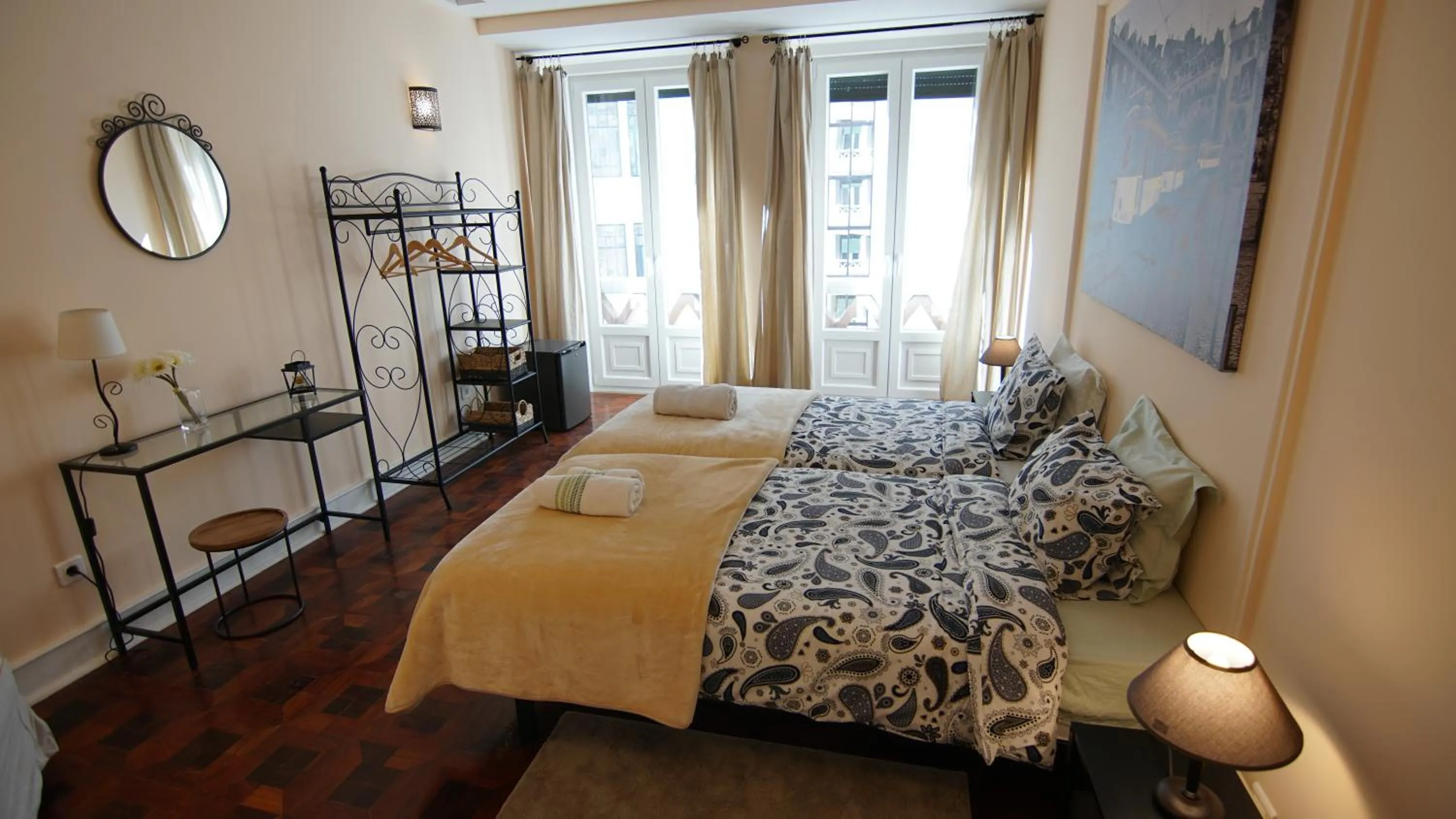 Bed in Avenida Cozy Apartment