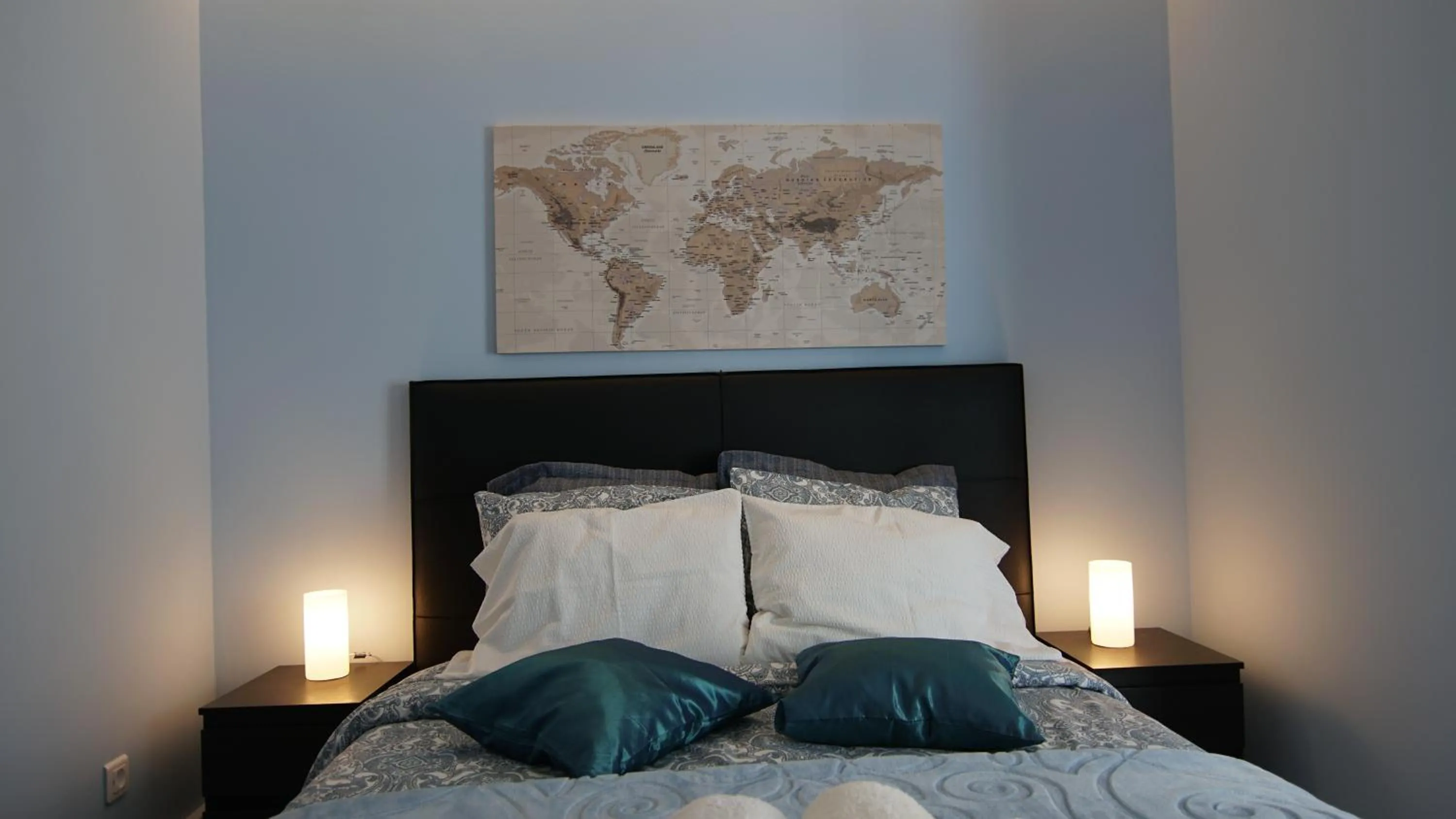 Bed in Avenida Cozy Apartment
