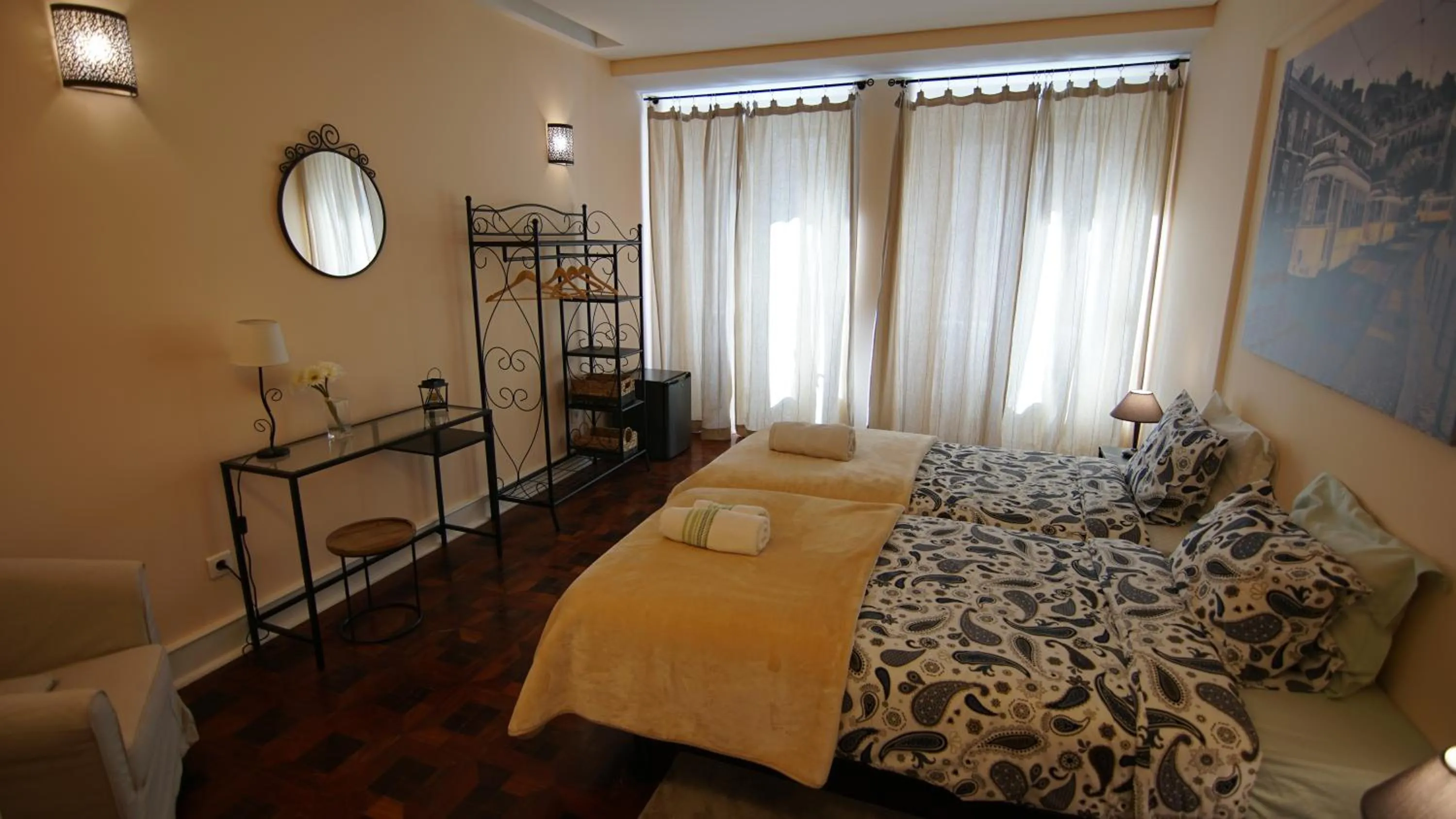 Bed in Avenida Cozy Apartment