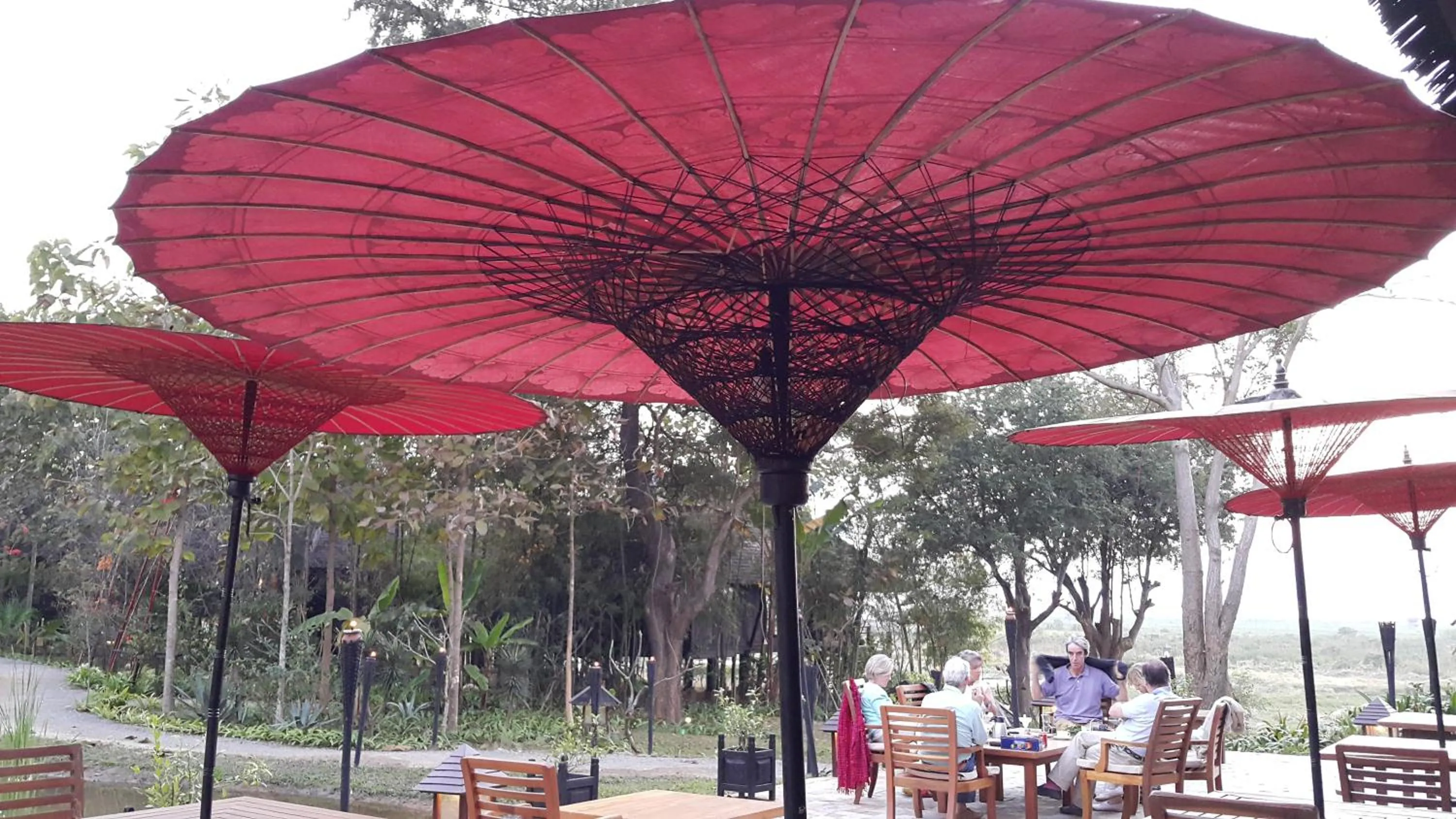 Balcony/Terrace in Villa Inle Boutique Resort