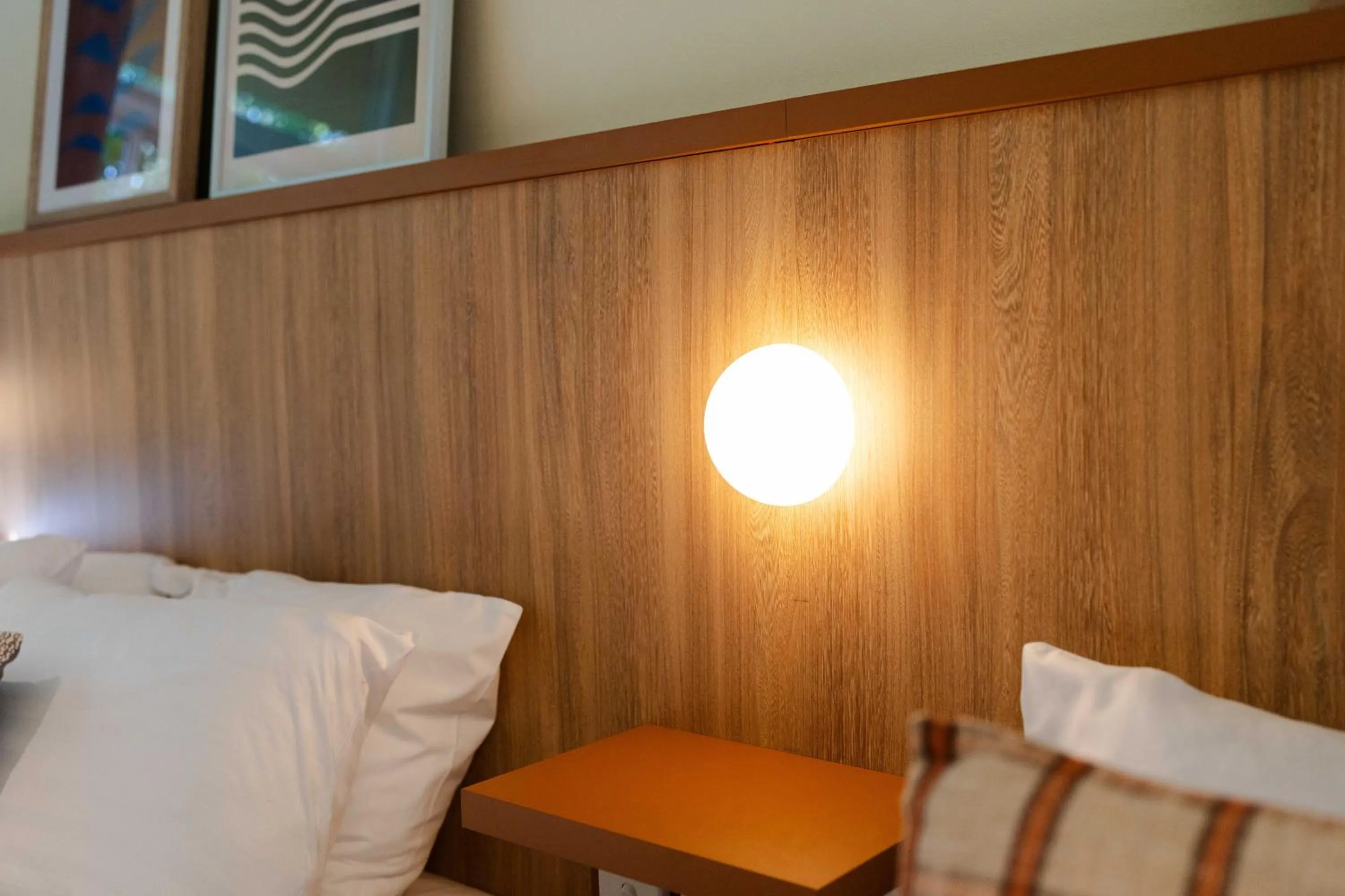 Decorative detail, Bed in Brighton Hotel